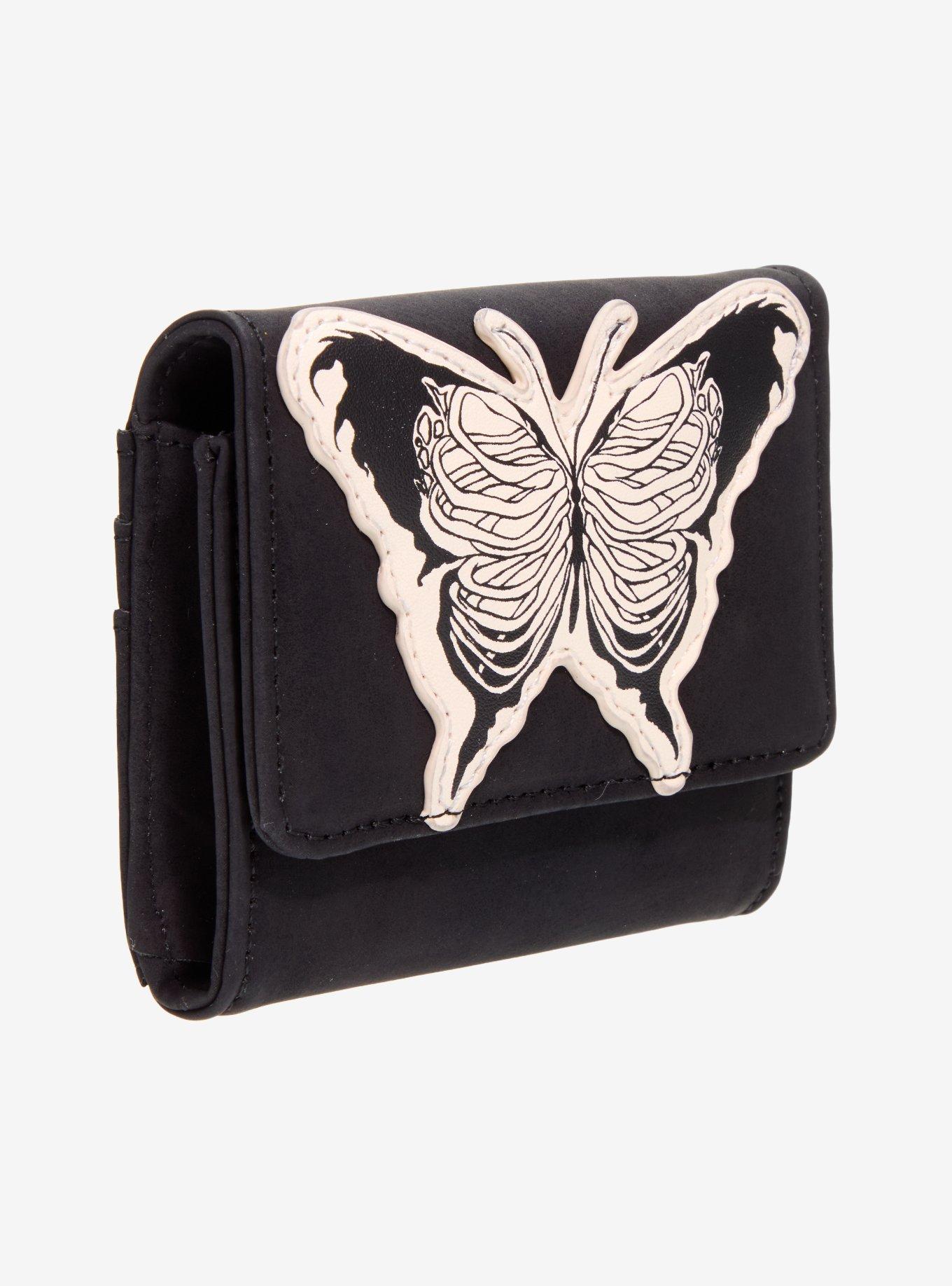 Butterfly Rib Cage Mini Wallet, , hi-res