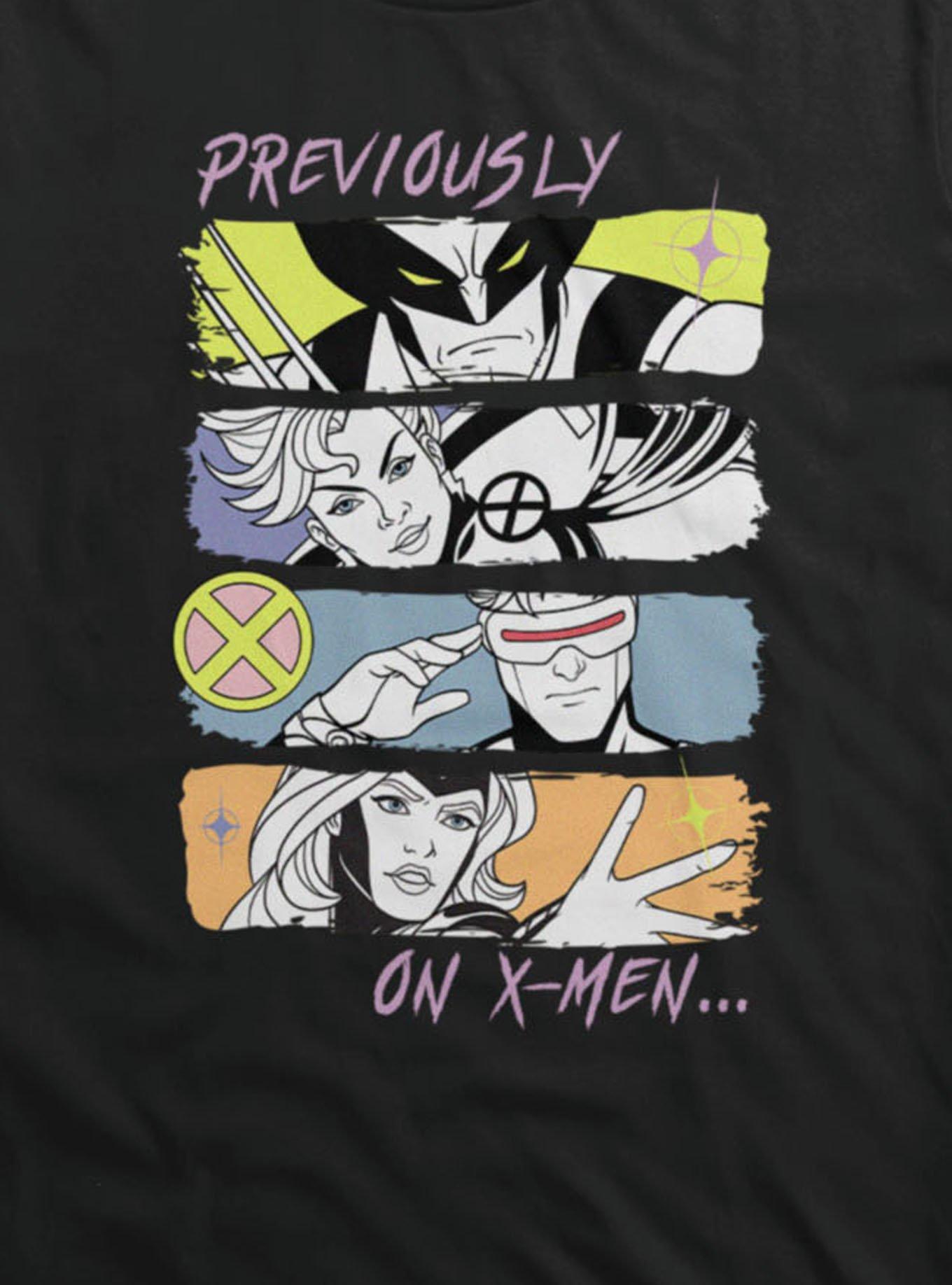 Marvel X-Men '97 Previously On X-Men T-Shirt Hot Topic Exclusive, , hi-res