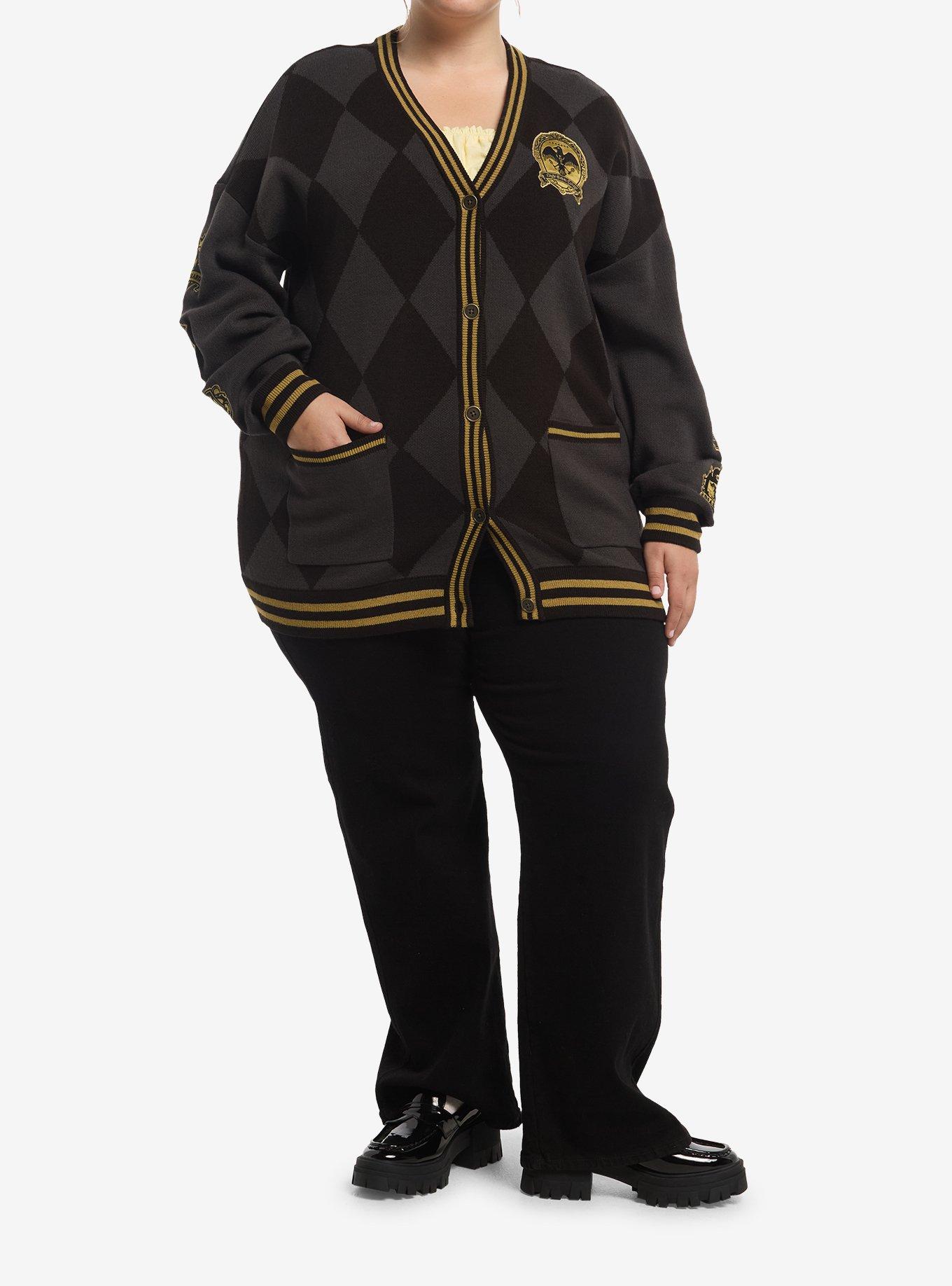Disney Twisted-Wonderland Patch Girls Cardigan Plus Size, MULTI, alternate - view 3