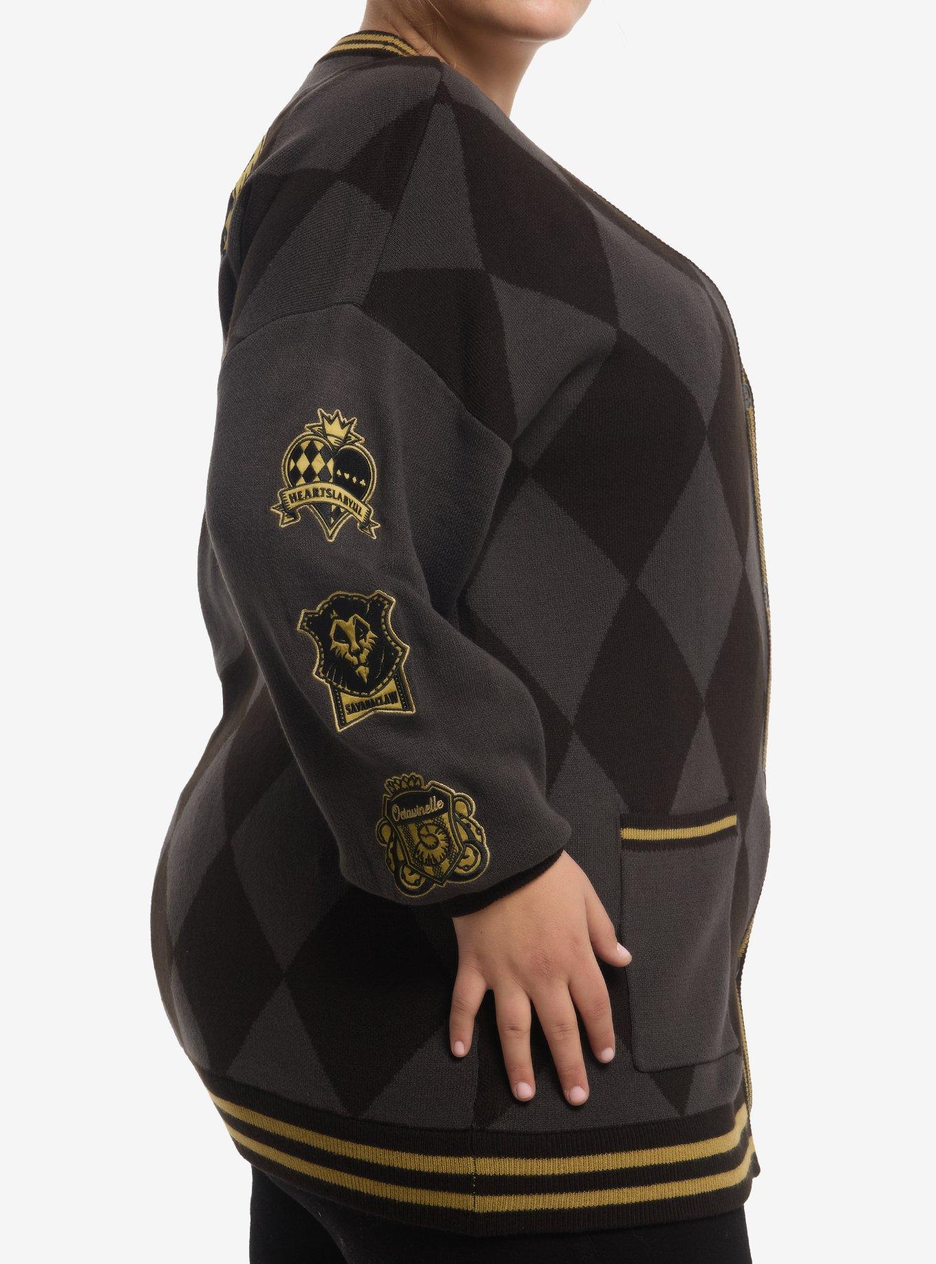 Disney Twisted-Wonderland Patch Girls Cardigan Plus Size, MULTI, alternate - view 5