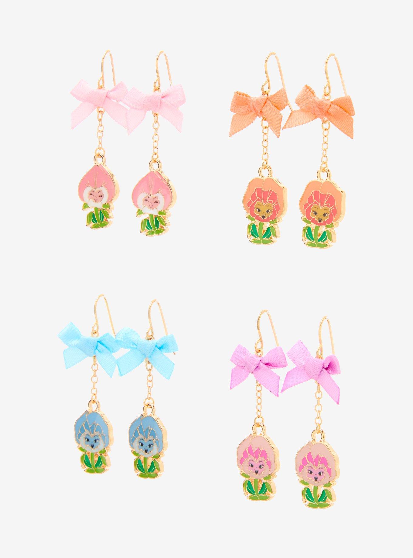 Disney Alice in Wonderland Singing Flowers Hook Earring Set - BoxLunch Exclusive, , alternate