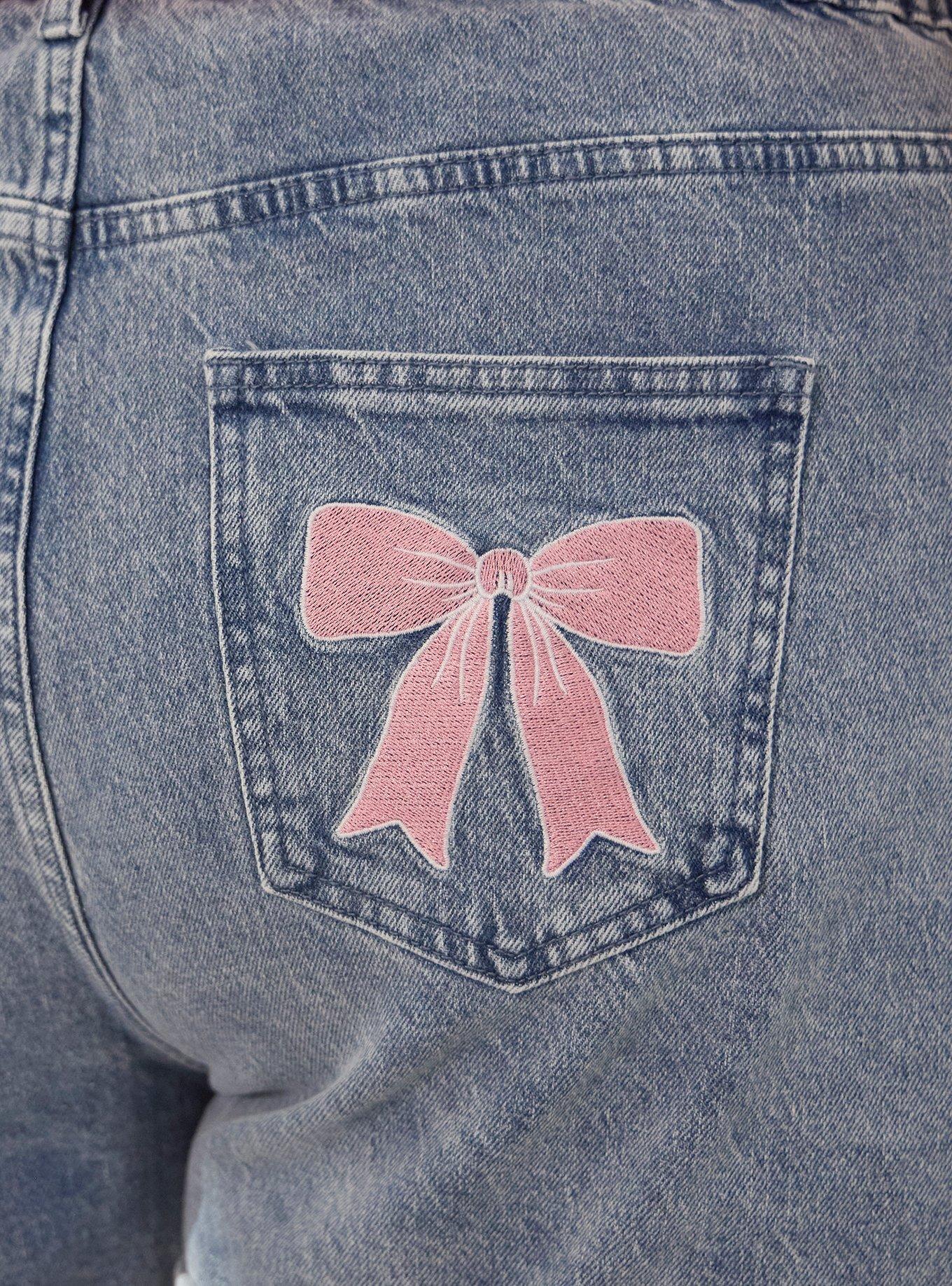 Disney The Aristocats Marie Floral High Waisted Women's Plus Size Shorts - BoxLunch Exclusive, DENIM, alternate