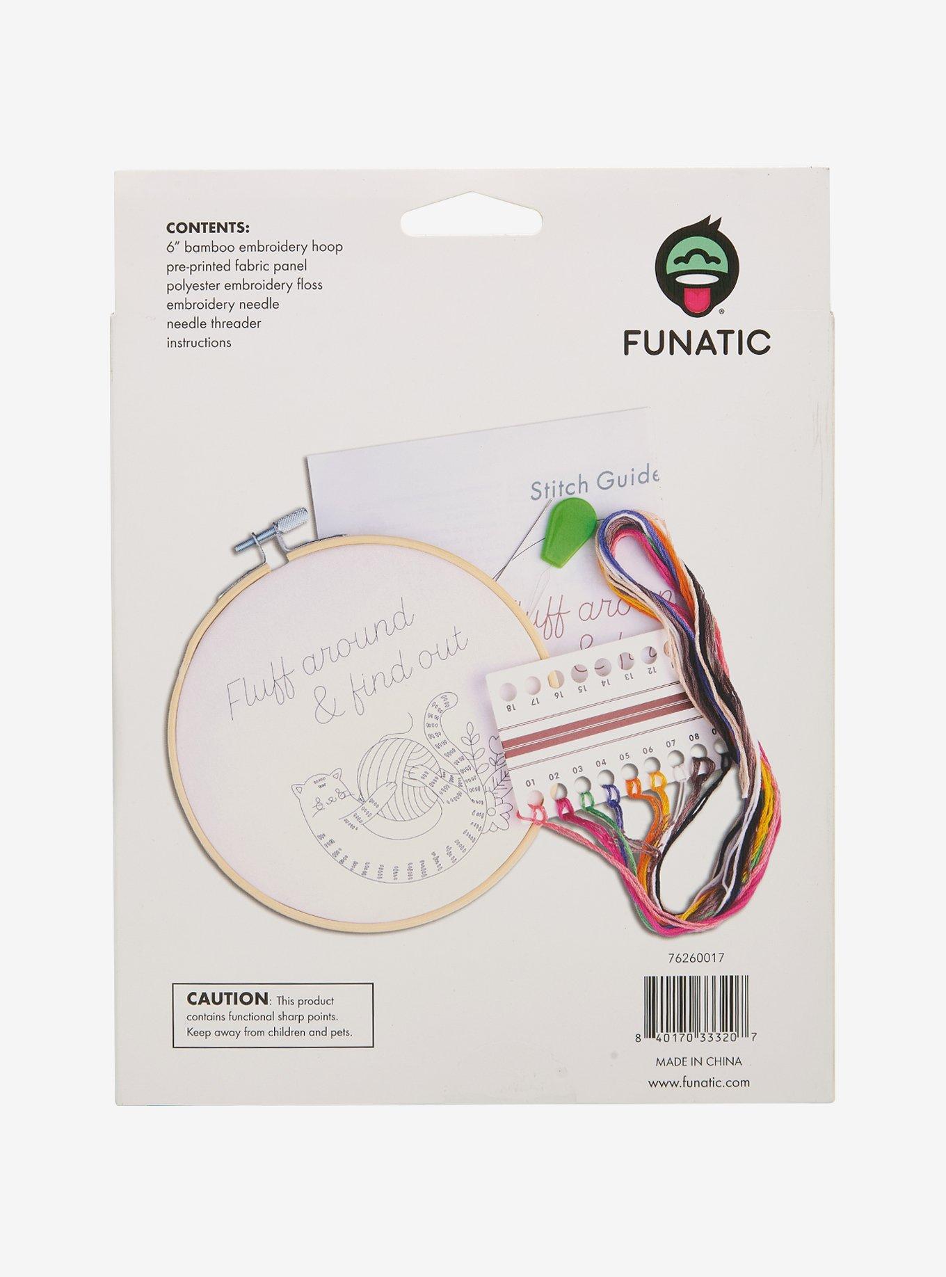 Fluff Around & Find Out Embroidery Kit, , hi-res