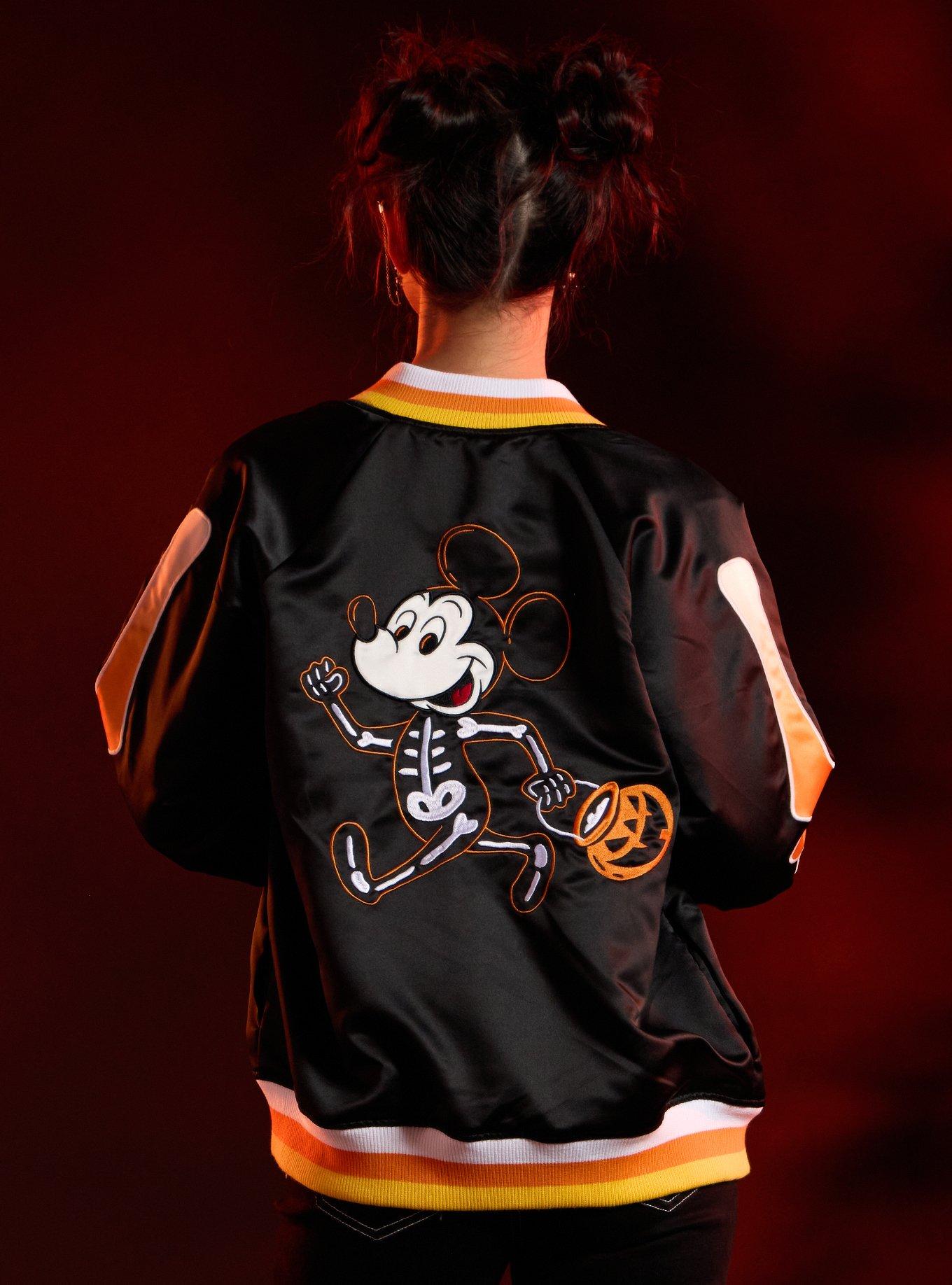 Her Universe Disney Halloween Glow-In-The-Dark Reversible Varsity Jacket, , hi-res