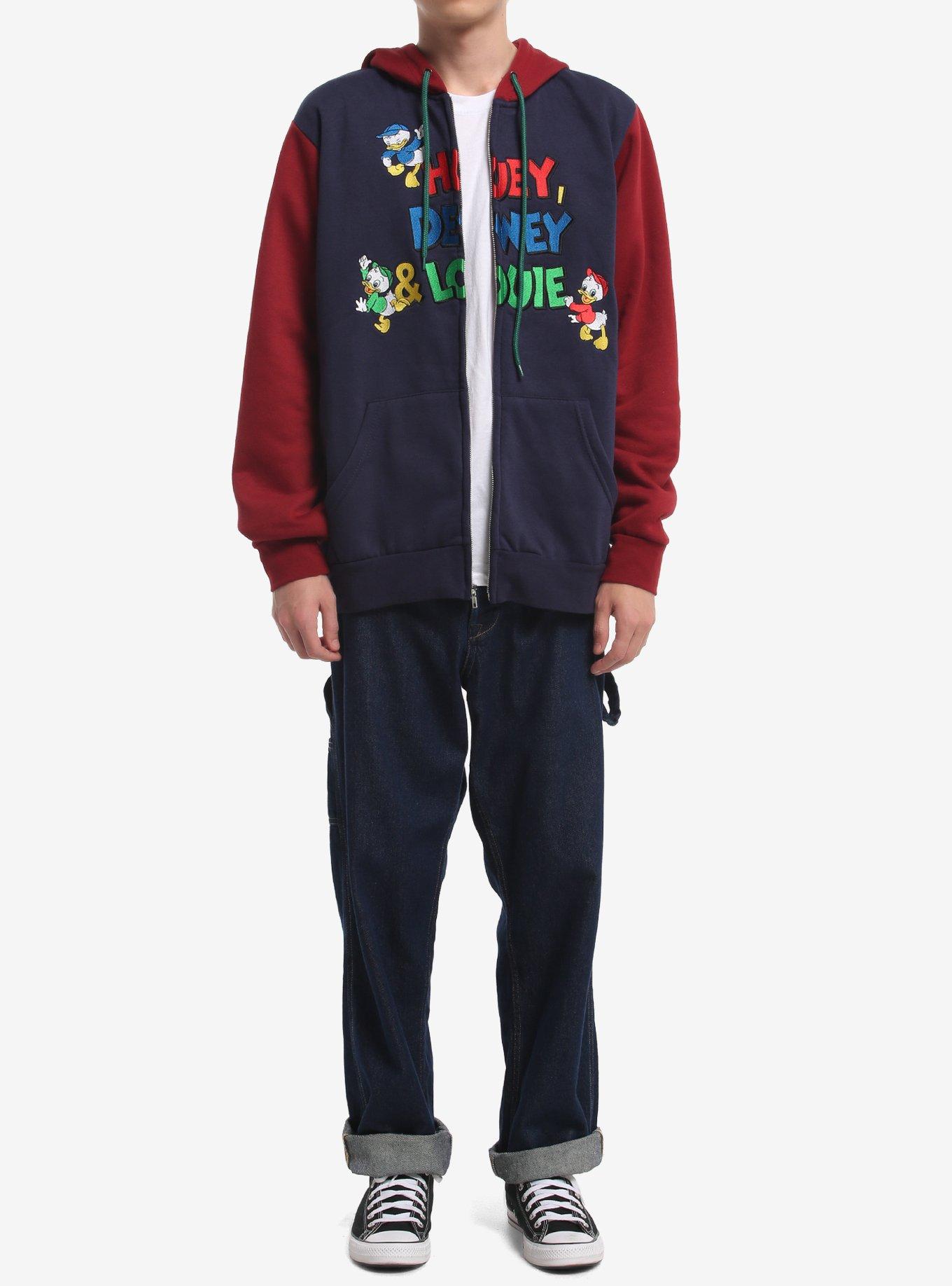 Our Universe Disney Huey, Dewey, & Louie Zippered Hoodie Our Universe Exclusive, MULTI, alternate - view 3