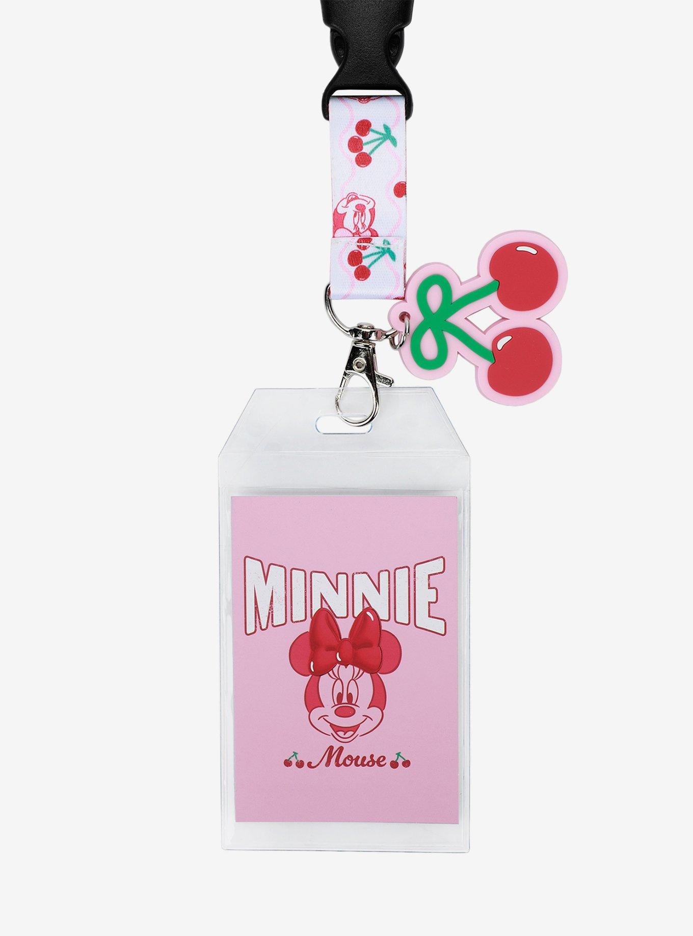 Disney Minnie Mouse Cherry Lanyard, , hi-res