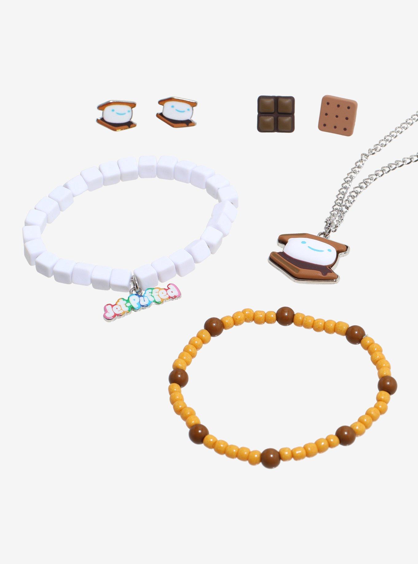 Jet-Puffed S'mores Jewelry Set, , alternate