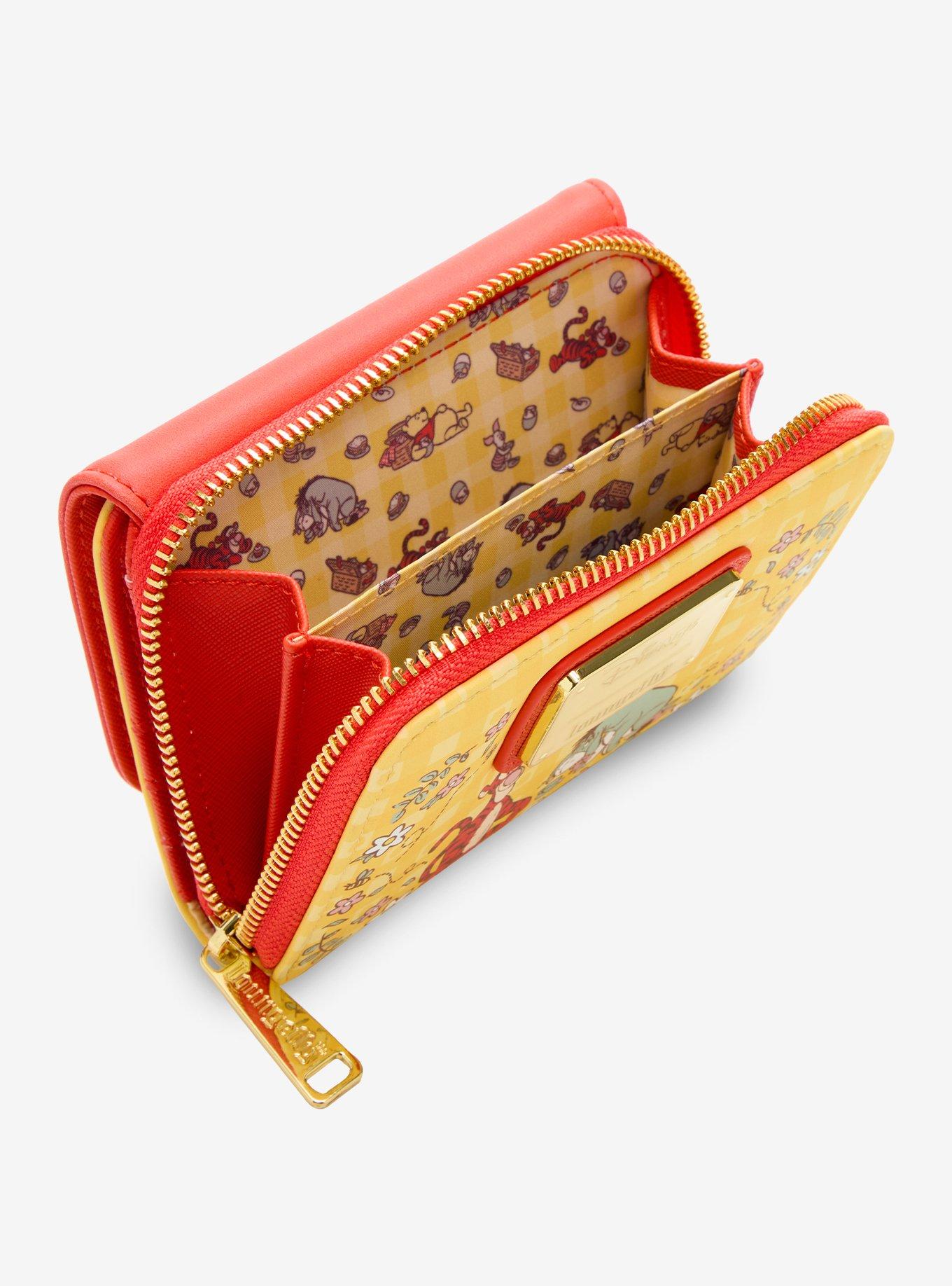 Loungefly Disney Winnie the Pooh Floral Gingham Wallet - BoxLunch Exclusive, , alternate