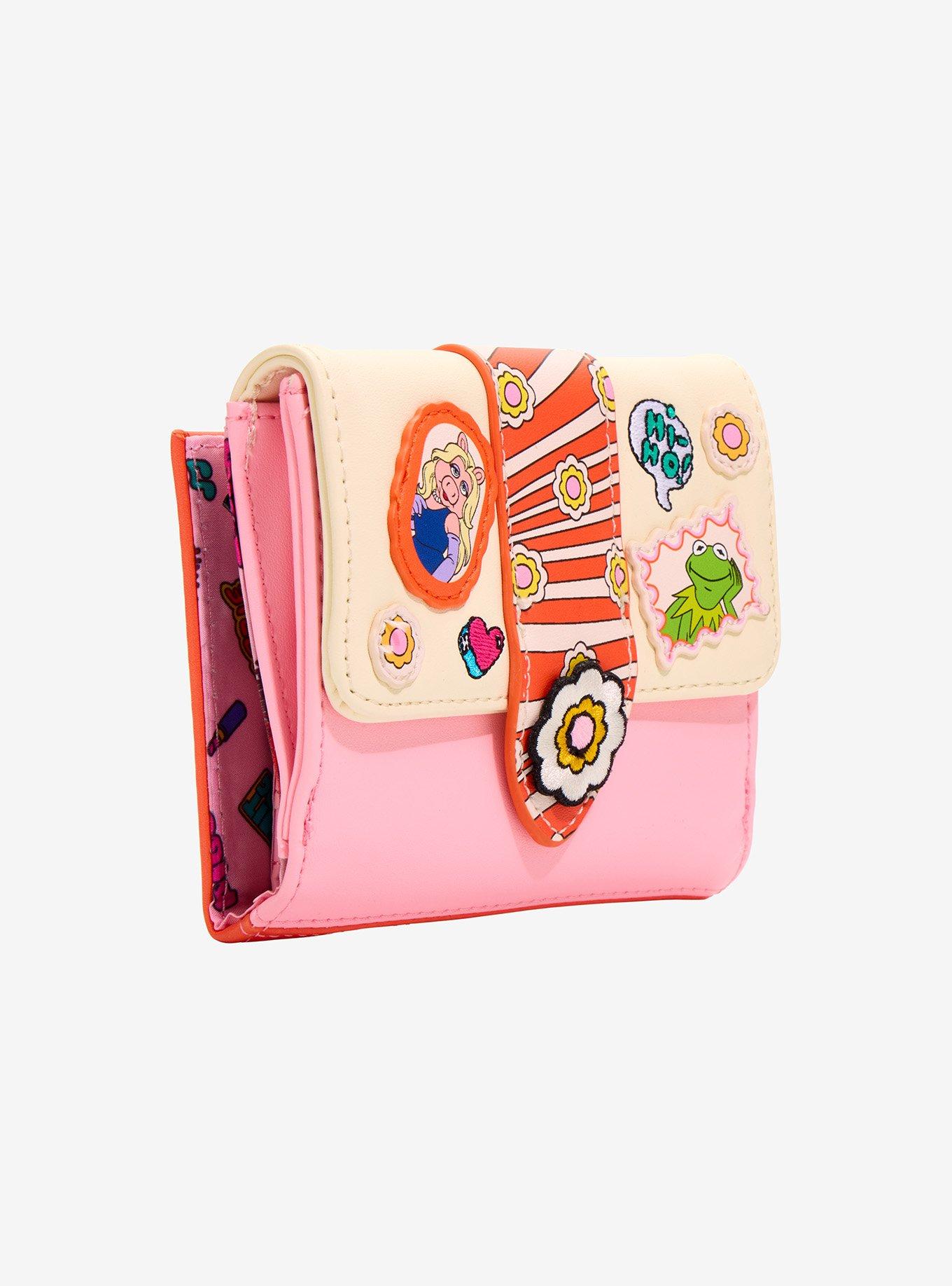The Muppets Kermit & Miss Piggy Patch Wallet &mdash; BoxLunch Exclusive, , hi-res
