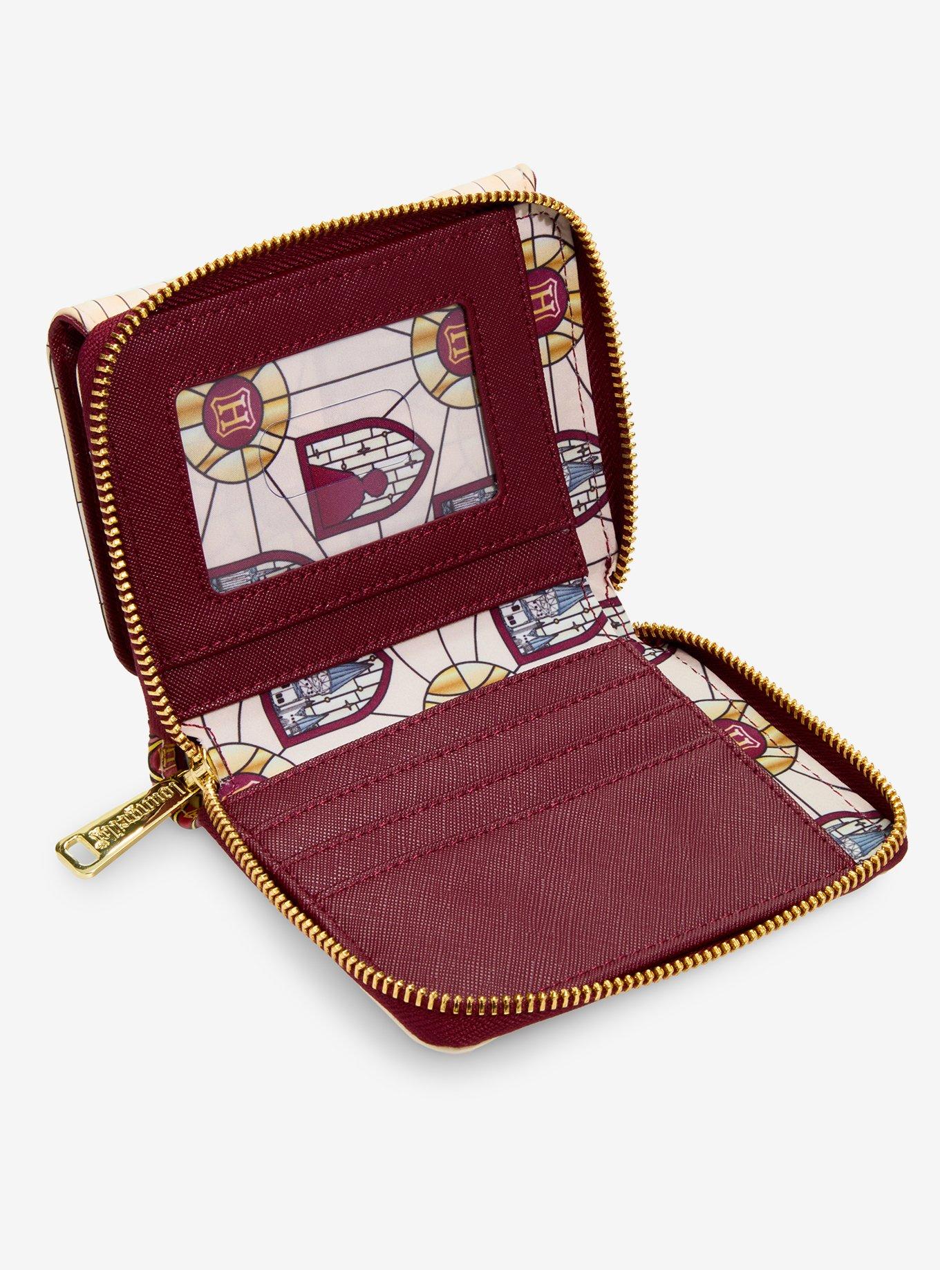 Loungefly Harry Potter Hedwig Stained Glass Wallet- BoxLunch Exclusive, , alternate