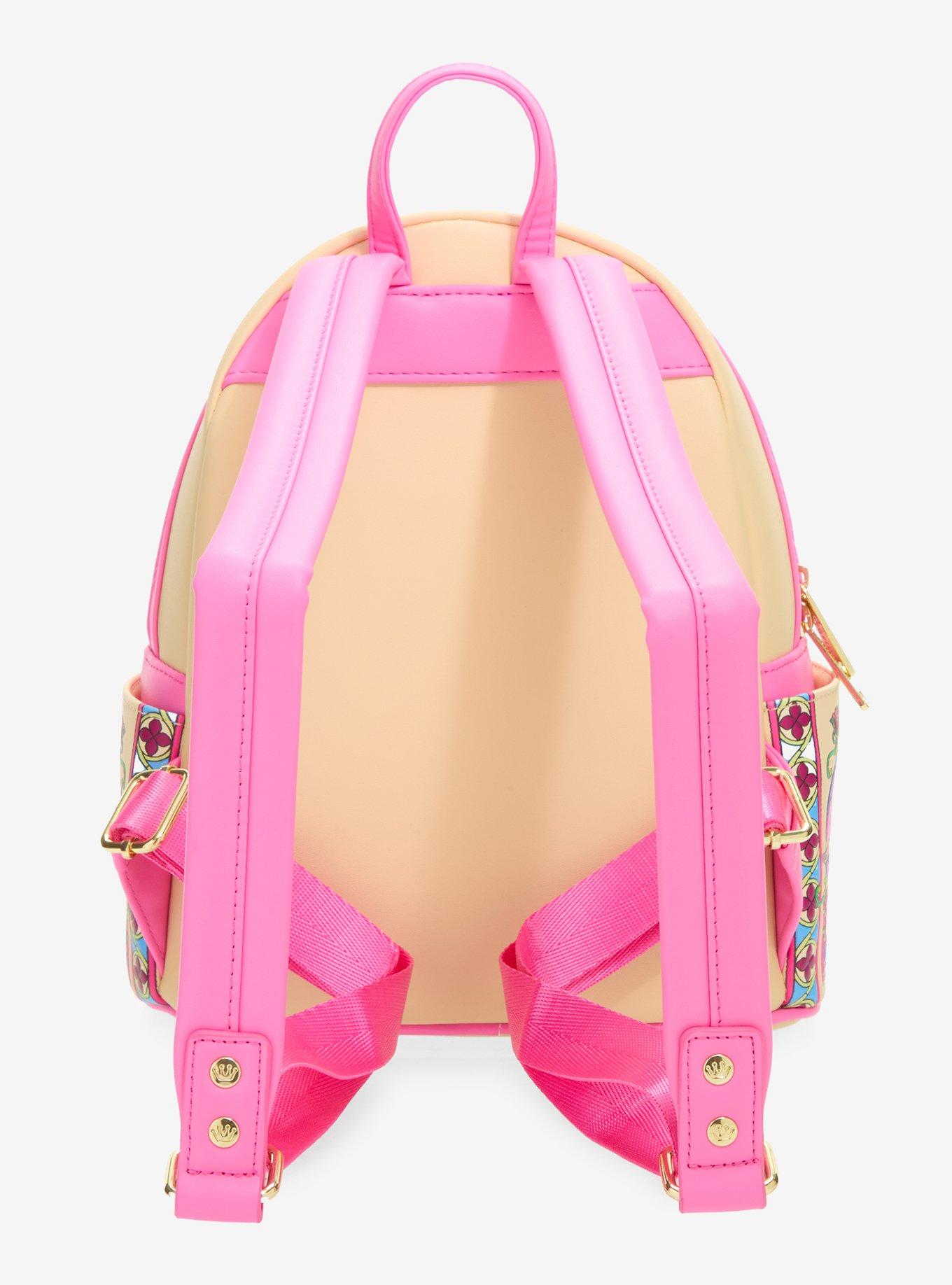 Loungefly Disney Sleeping Beauty Aurora Stained Glass Portrait Mini Backpack - BoxLunch Exclusive, , alternate