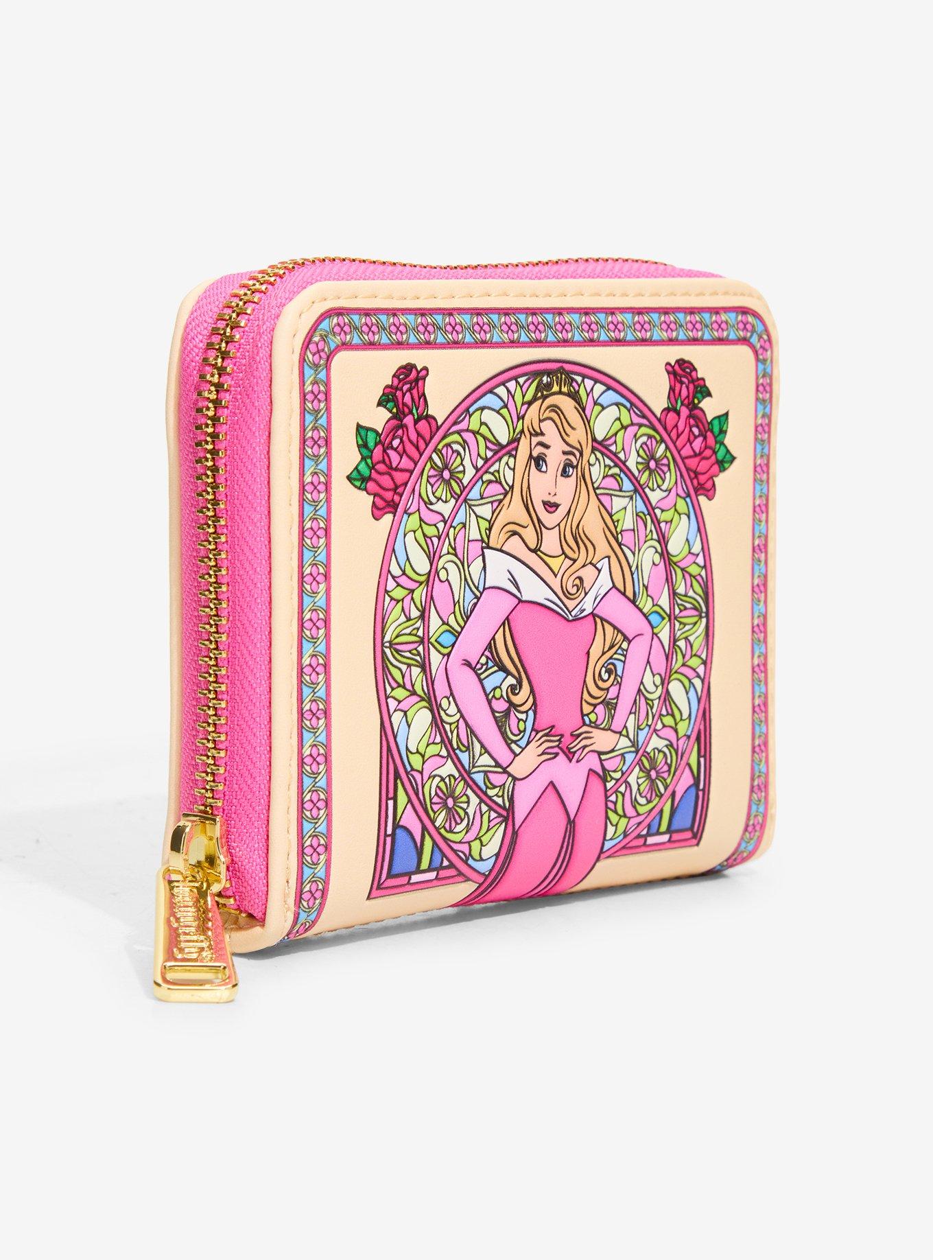 Loungefly Disney Sleeping Beauty Stained Glass Zip Wallet &mdash; BoxLunch Exclusive, , hi-res