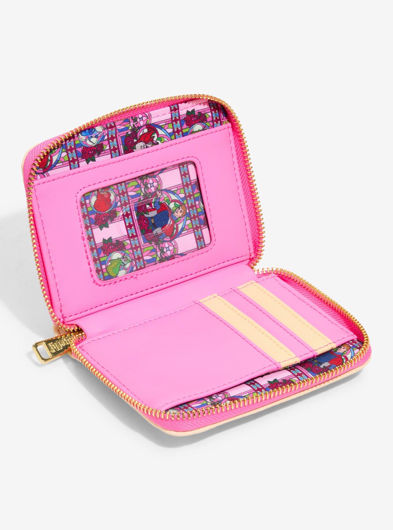 Loungefly Disney Sleeping Beauty Stained Glass Zip Wallet &mdash; BoxLunch Exclusive, , alternate - view 4