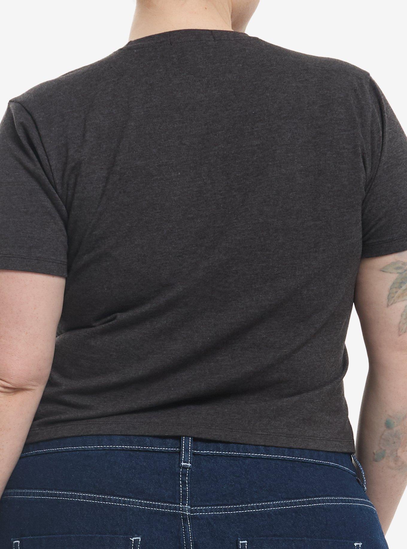 Social Collision Cyber Sigil Winged Cross Girls Baby T-Shirt Plus Size, MULTI, alternate