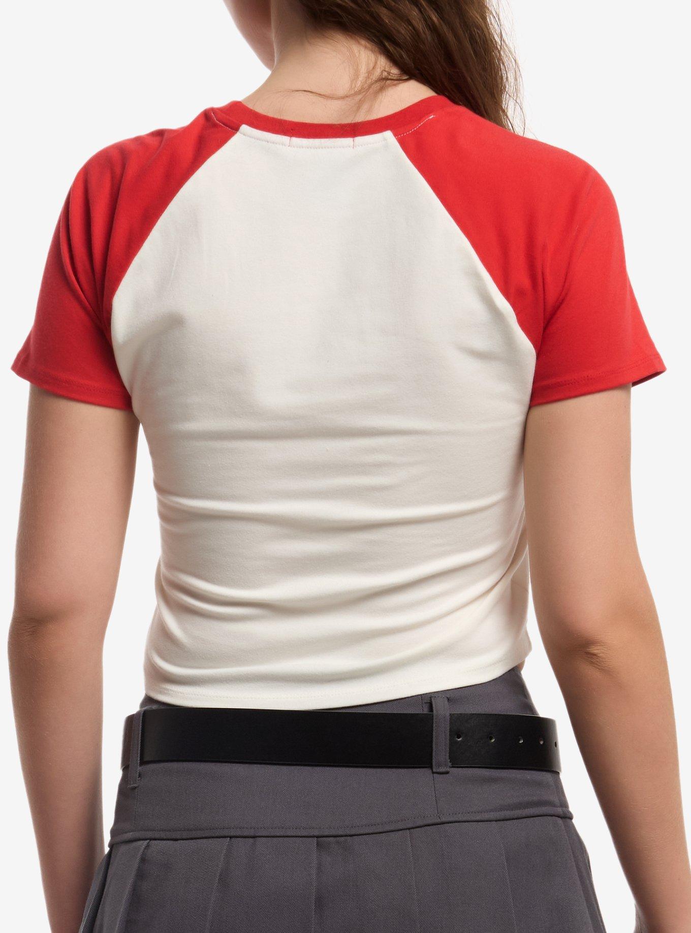 Social Collision Destruction Cat Girls Raglan T-Shirt, MULTI, alternate