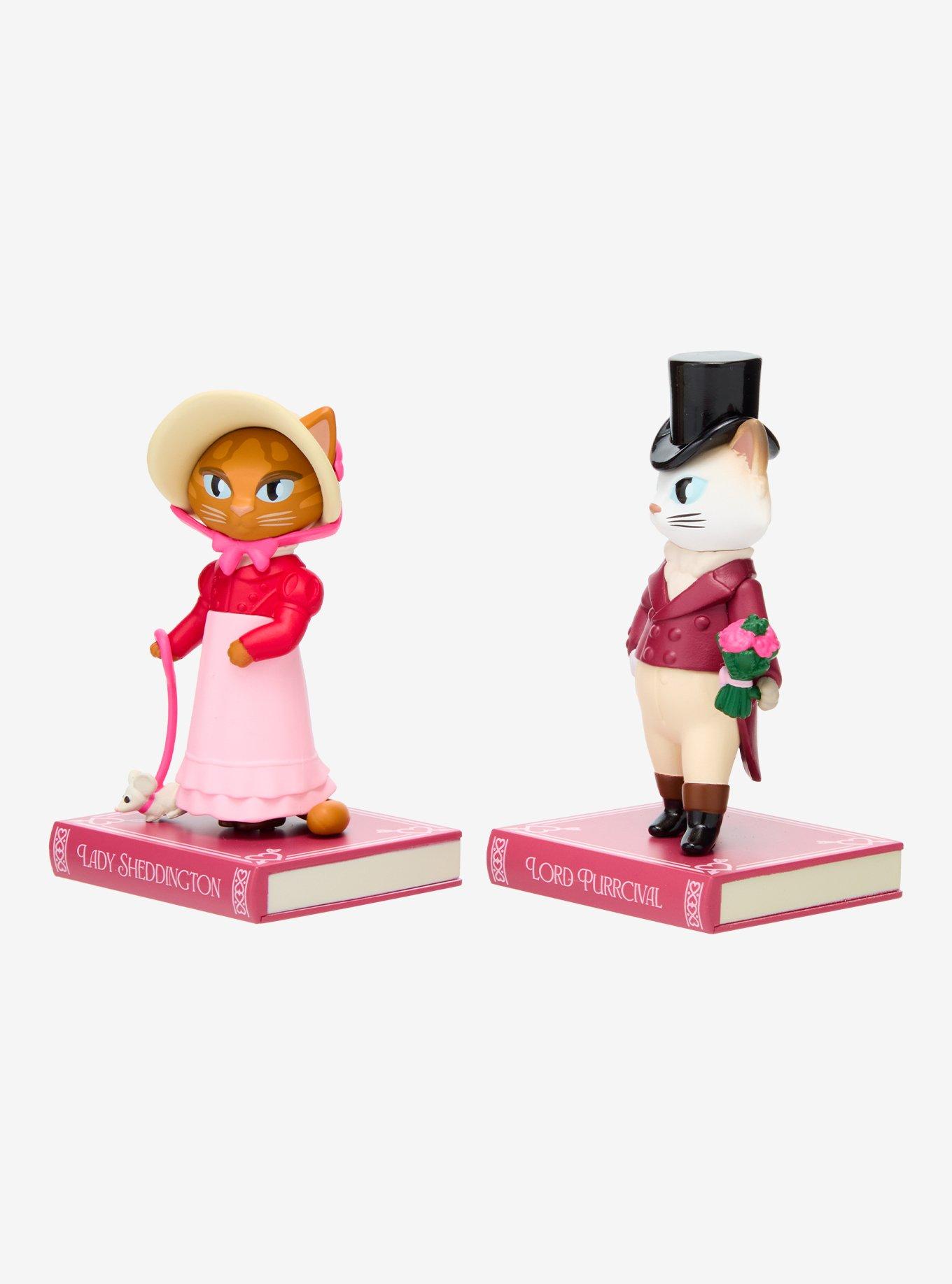 Kaleidos Creative Regency Cats: The Purrsuit of Love Figure Set - BoxLunch Exclusive, , hi-res