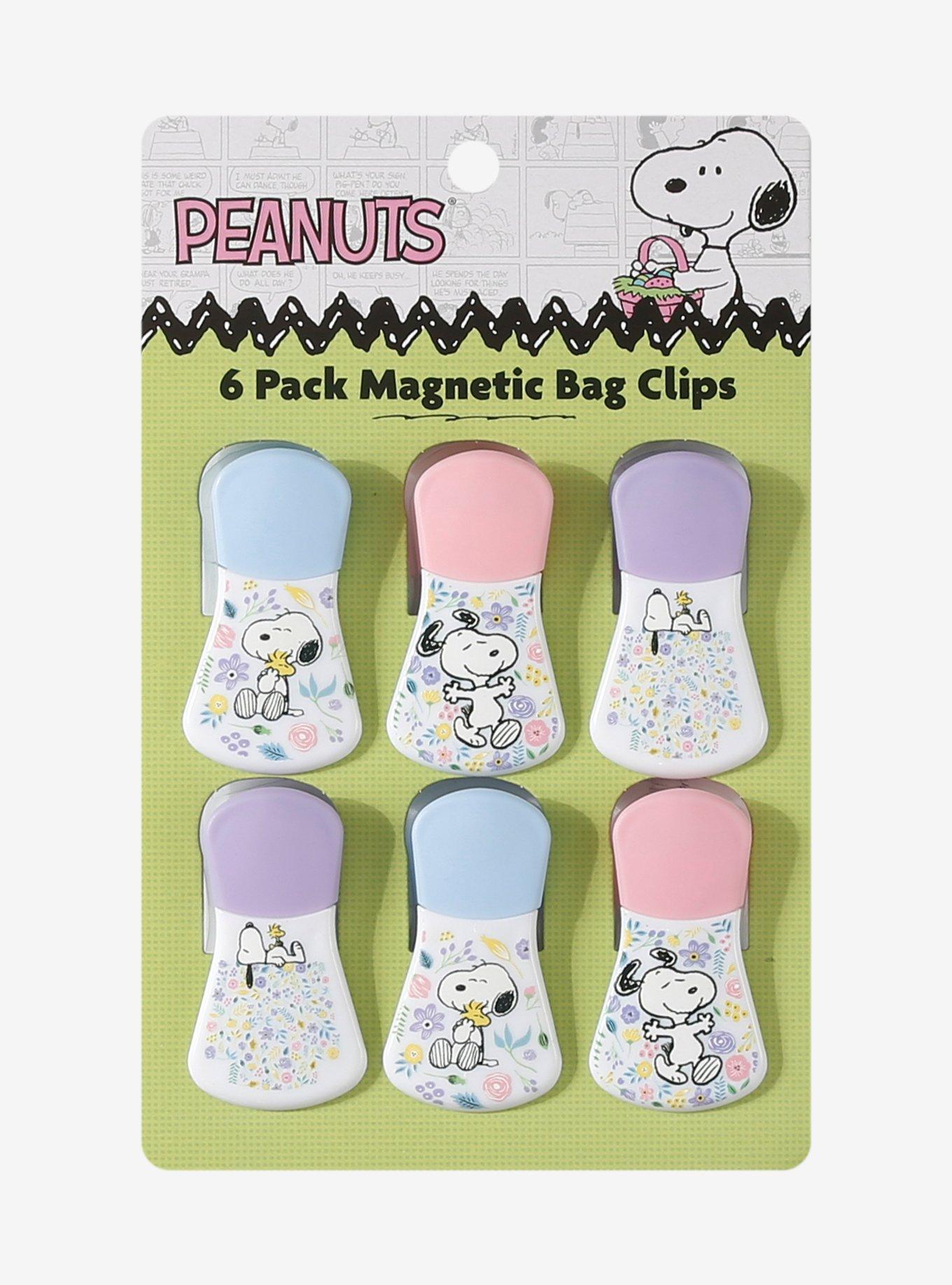 Peanuts Snoopy Spring Floral Magnetic Bag Clip Set, , hi-res