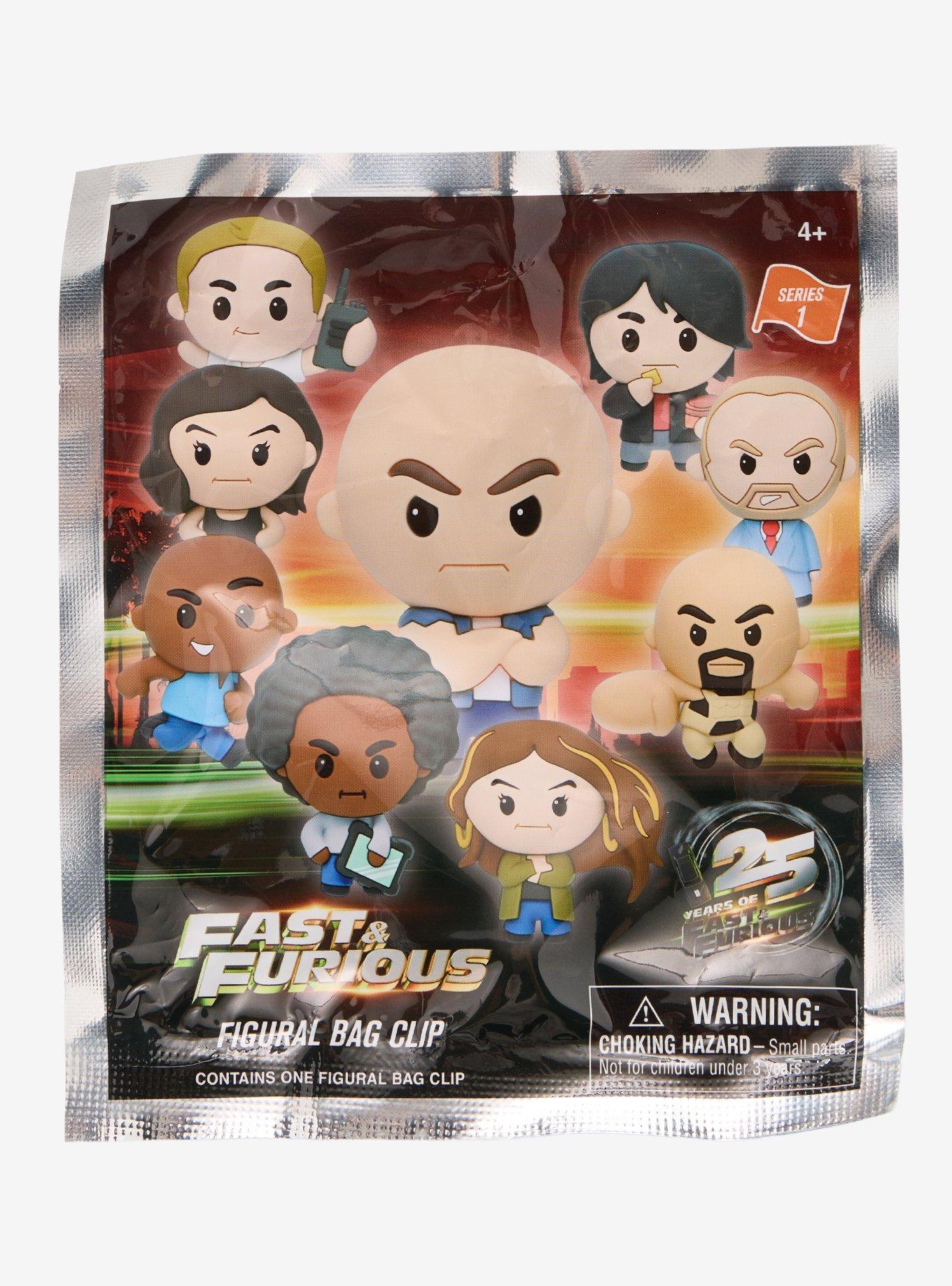 Fast & Furious Series 1 Character Blind Bag Figural Bag Clip, , hi-res