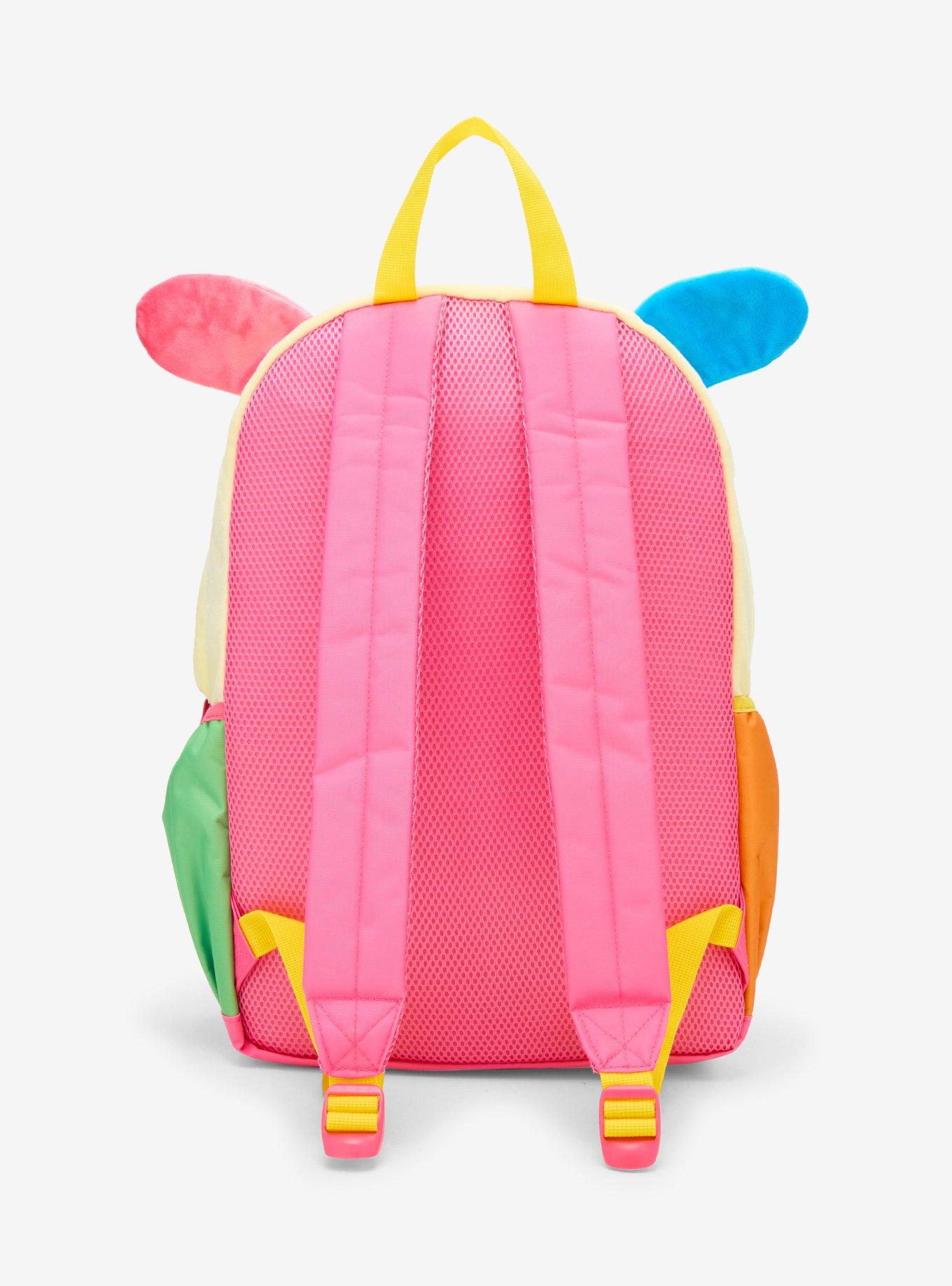 U*SA*HA*NA Figural Fuzzy Backpack, , alternate