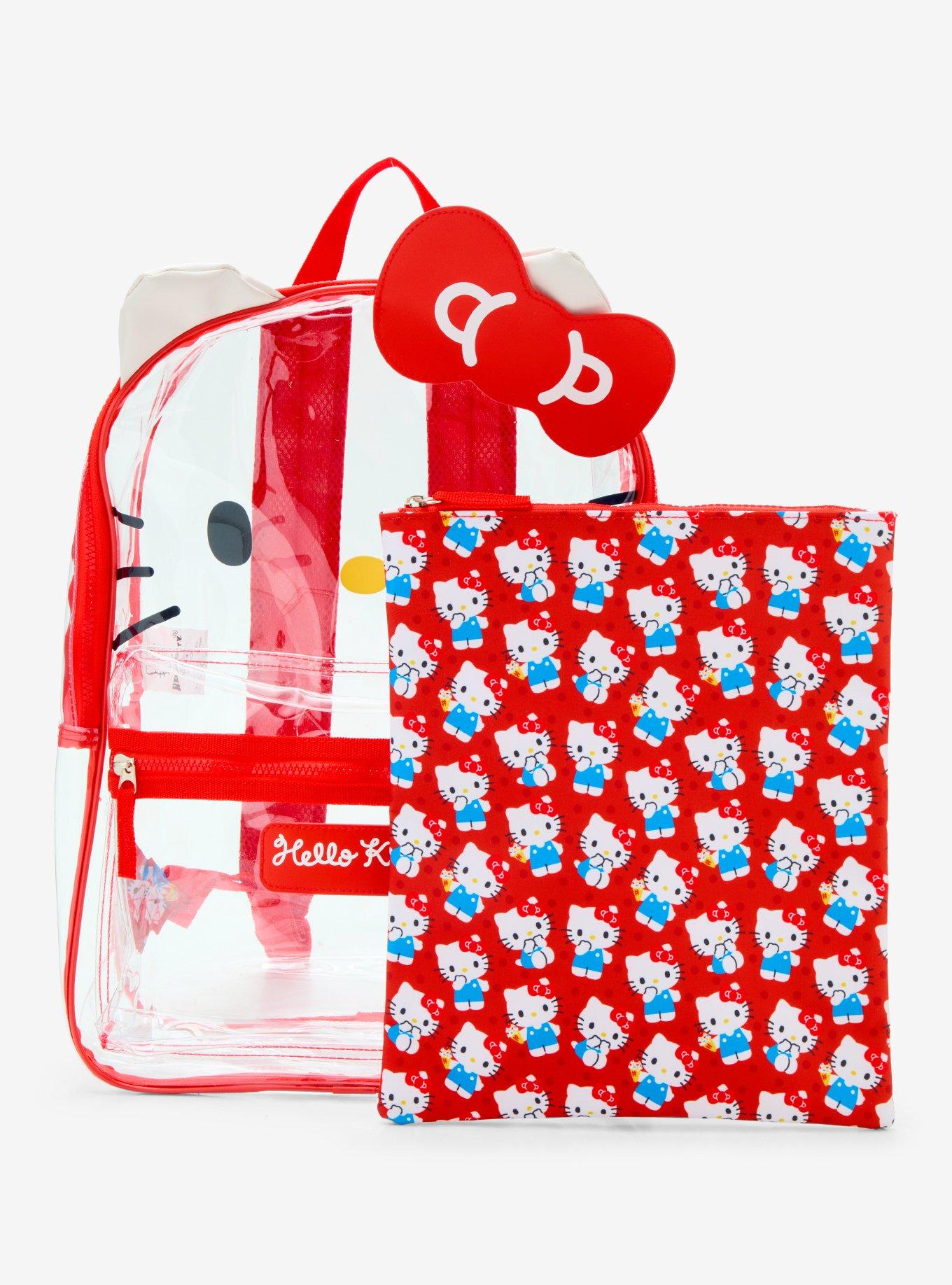Hello Kitty Figural Clear Backpack, , hi-res