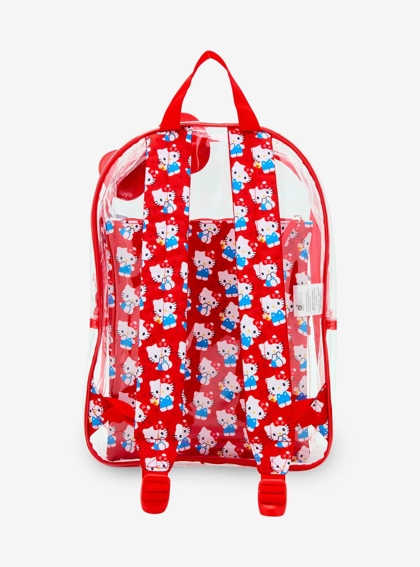 Hello Kitty Figural Clear Backpack, , alternate
