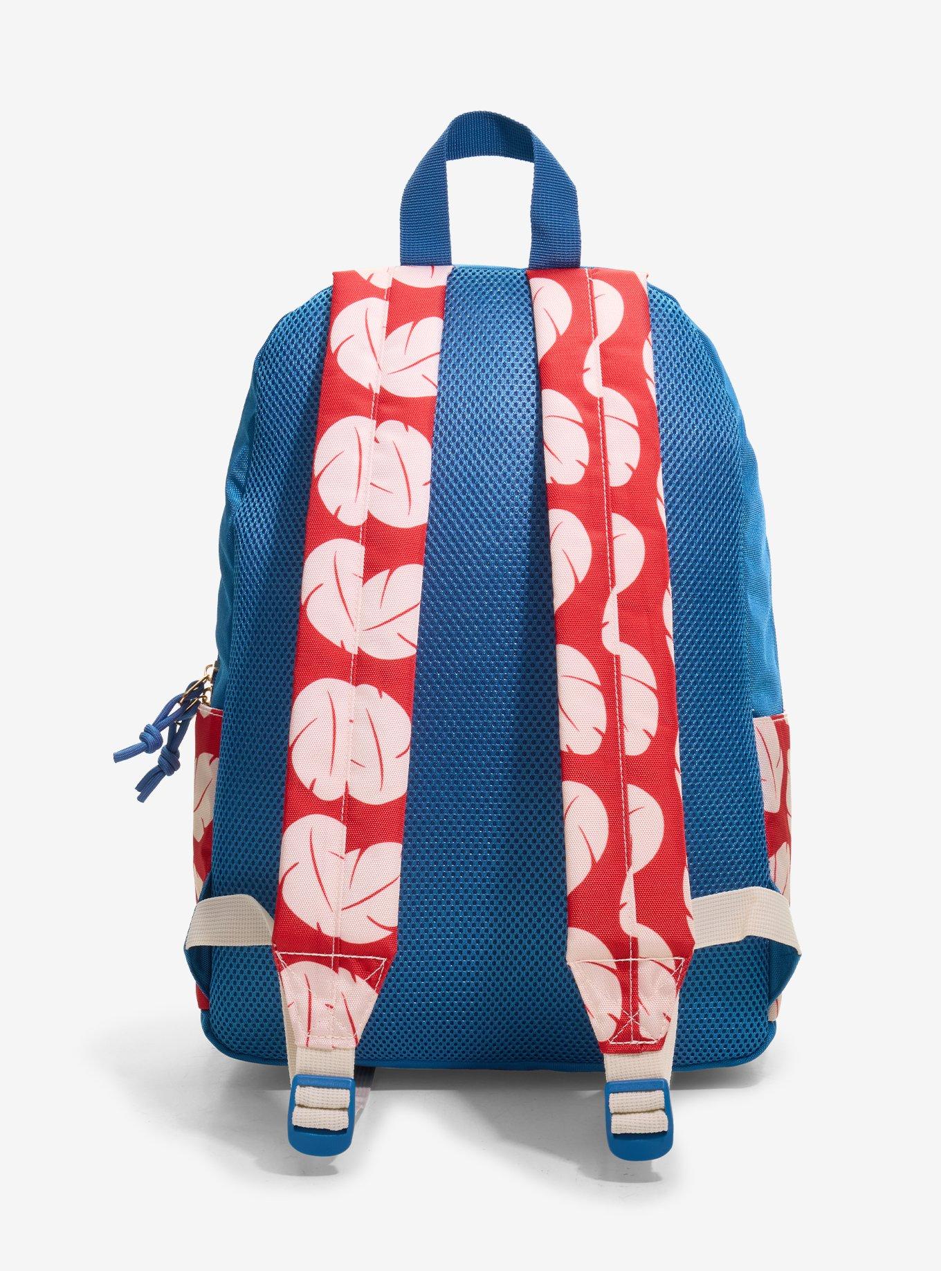 Stitch Multi Pocket Plush Backpack, , alternate - view 3