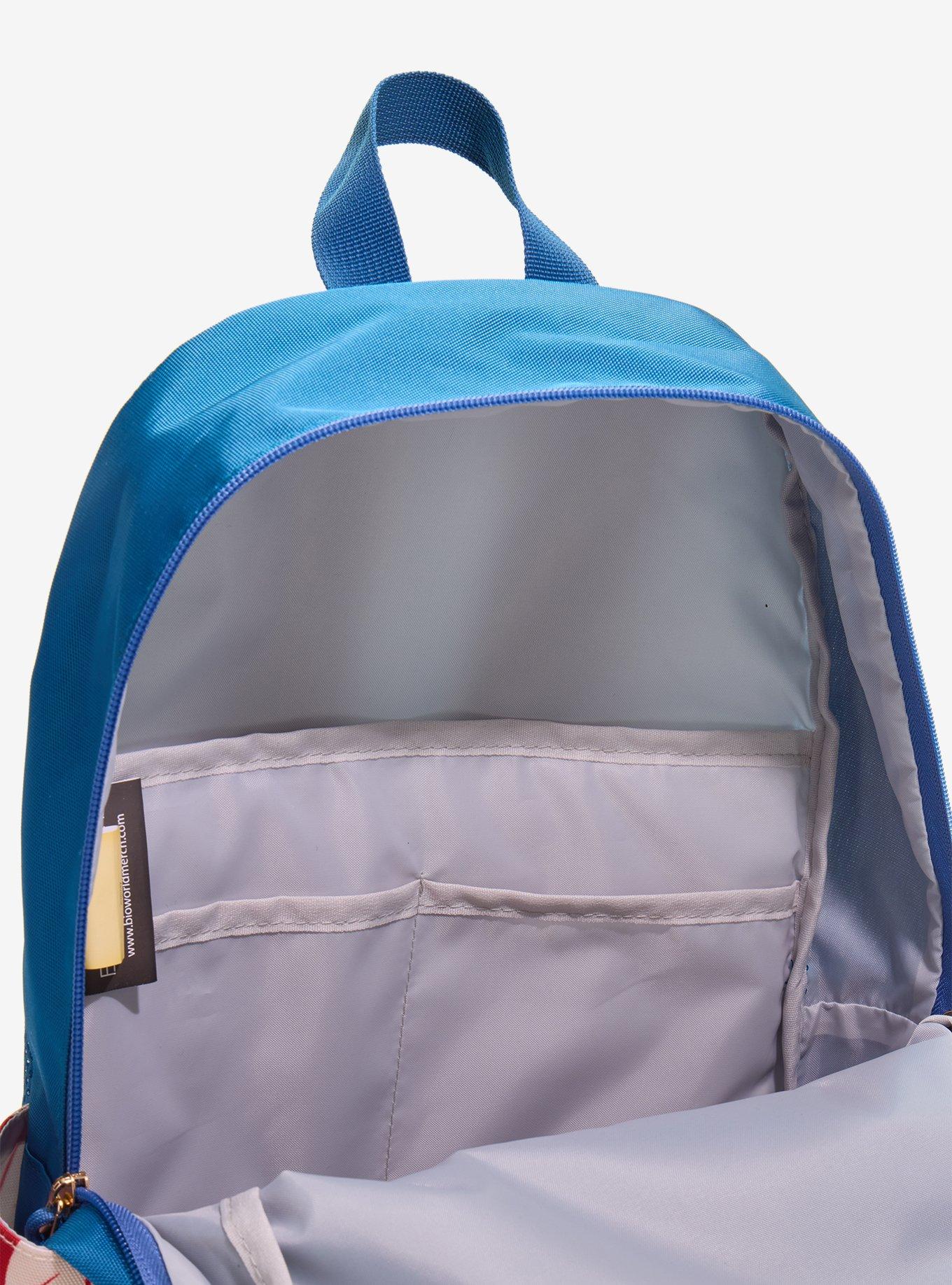 Stitch Multi Pocket Plush Backpack, , alternate - view 4