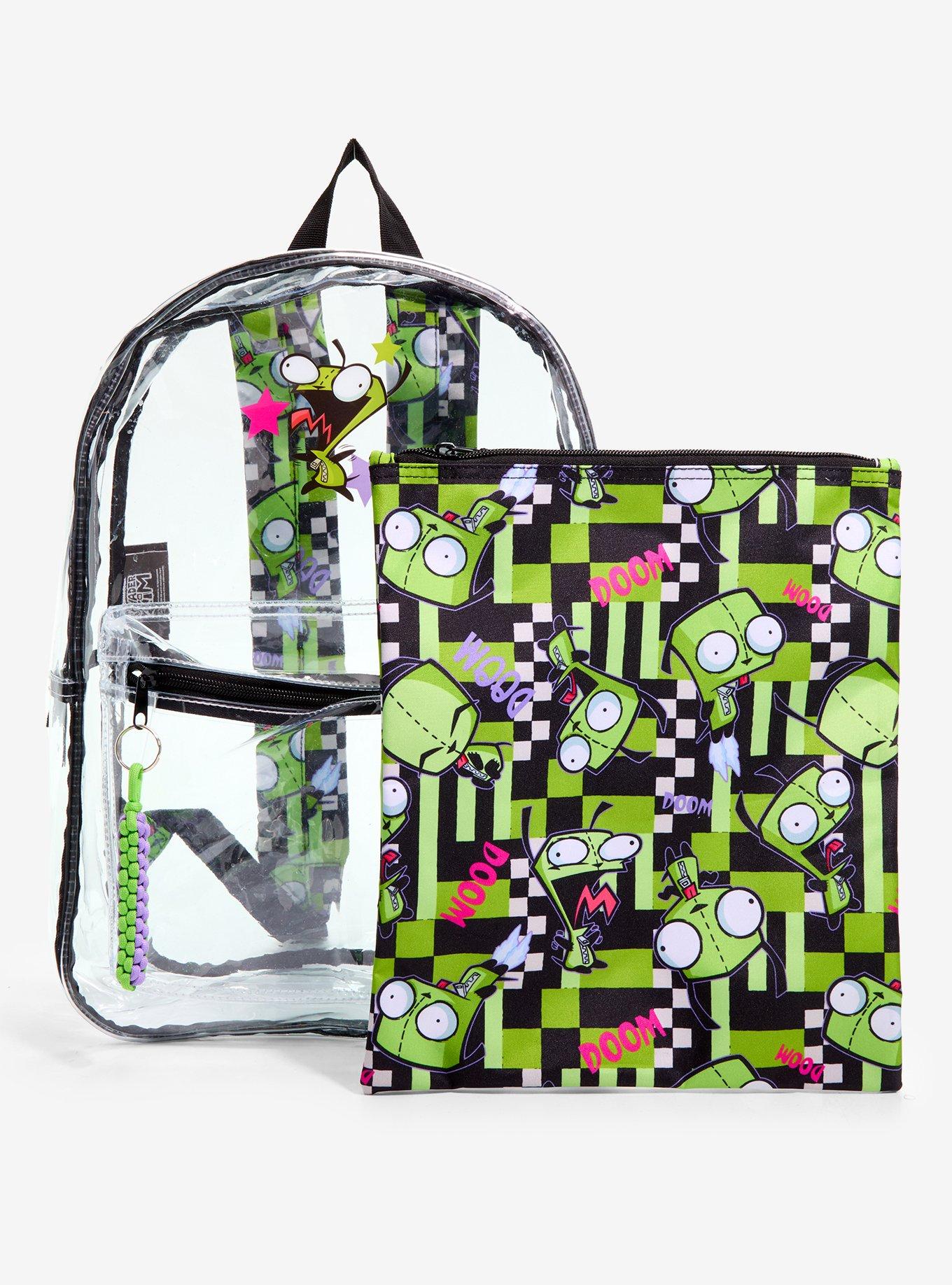 Invader Zim GIR Clear Backpack, , hi-res