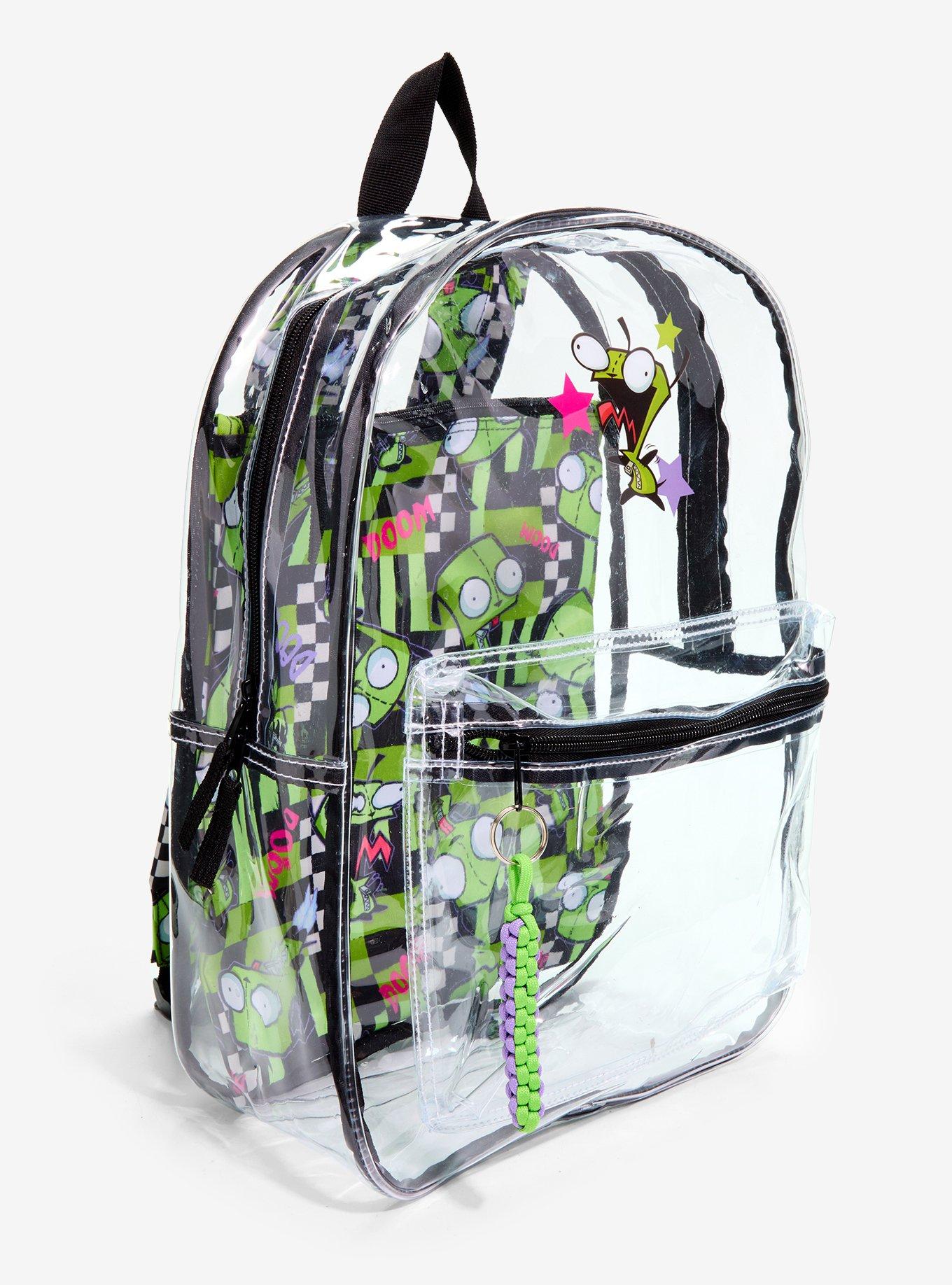 Invader Zim GIR Clear Backpack, , alternate - view 3