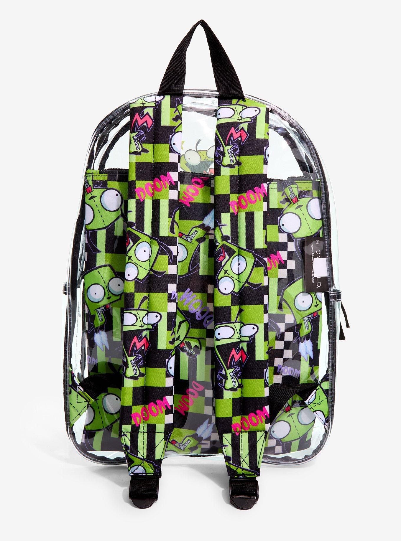 Invader Zim GIR Clear Backpack, , alternate - view 4