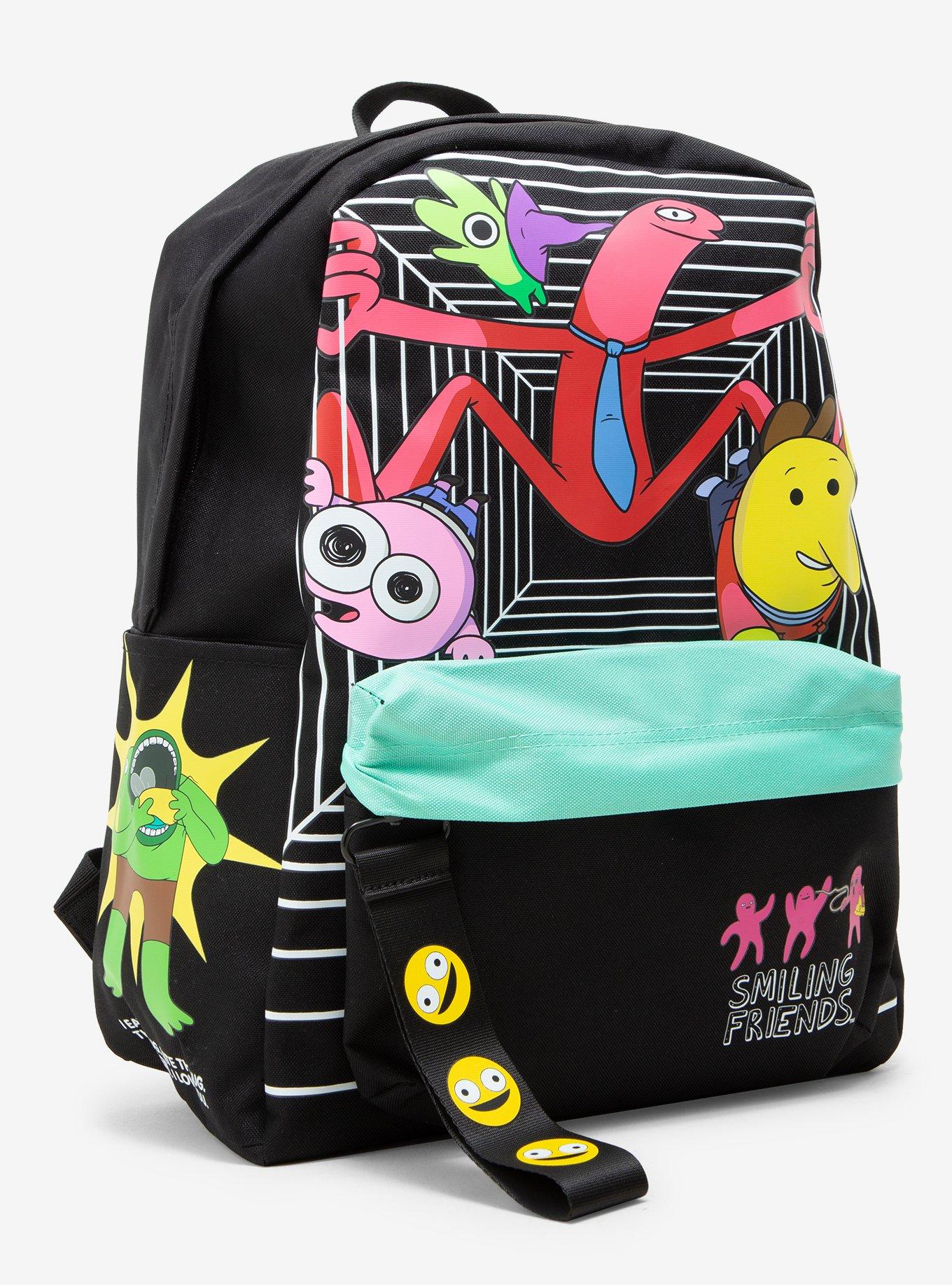 Smiling Friends Character Backpack, , hi-res