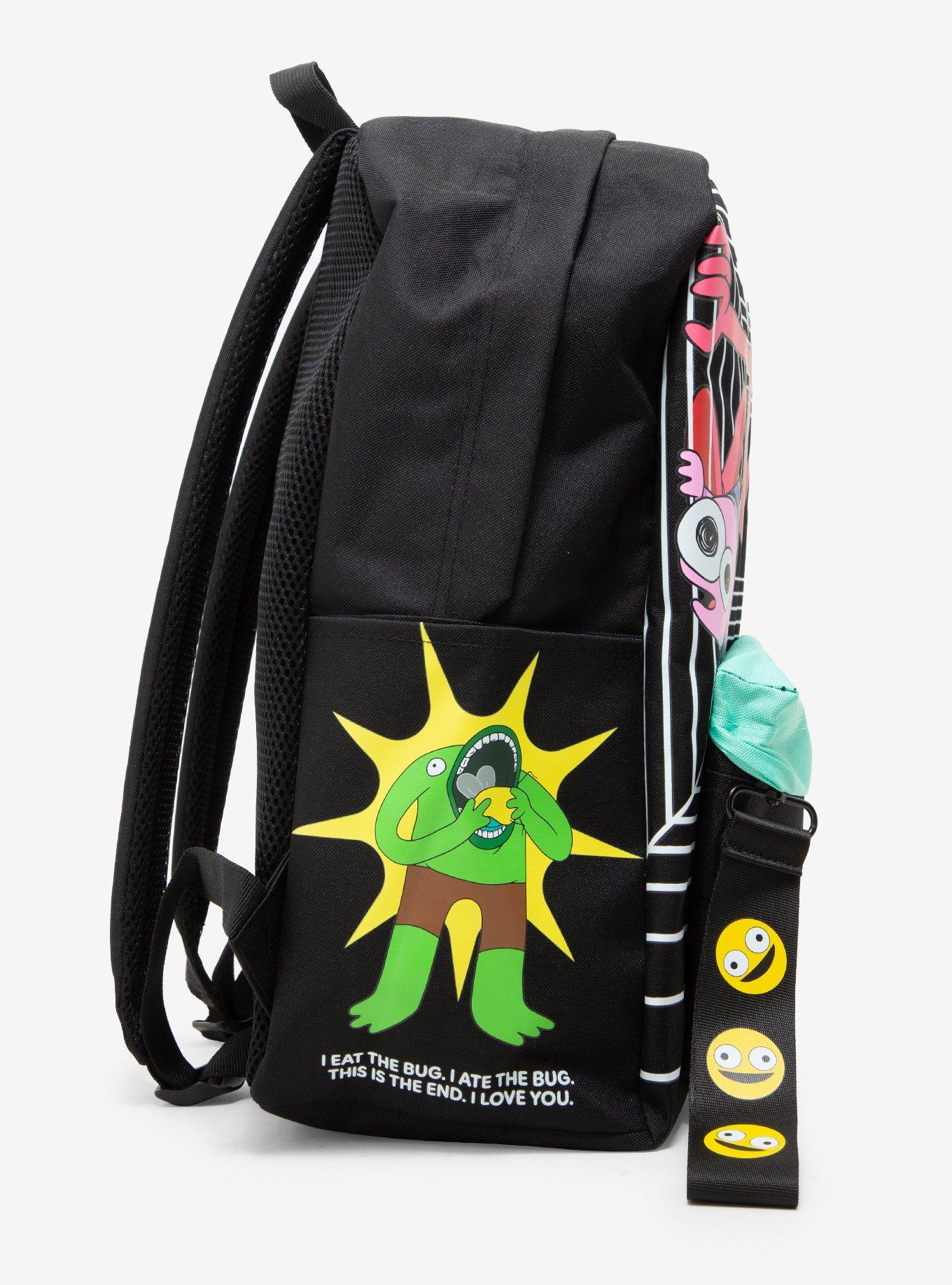 Smiling Friends Character Backpack, , alternate