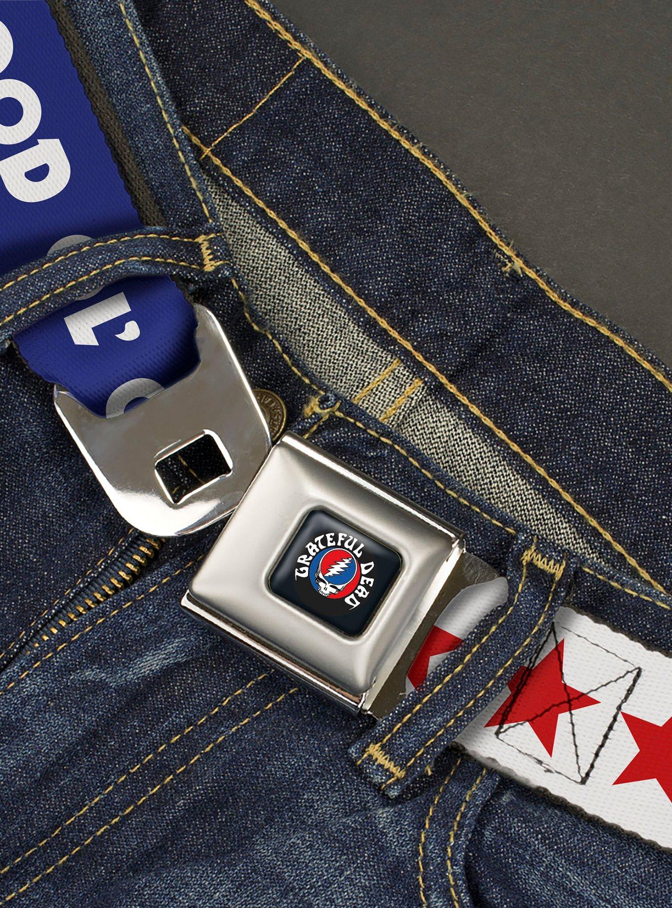 Grateful Dead Good Ol Stars Seatbelt Buckle Belt, , hi-res
