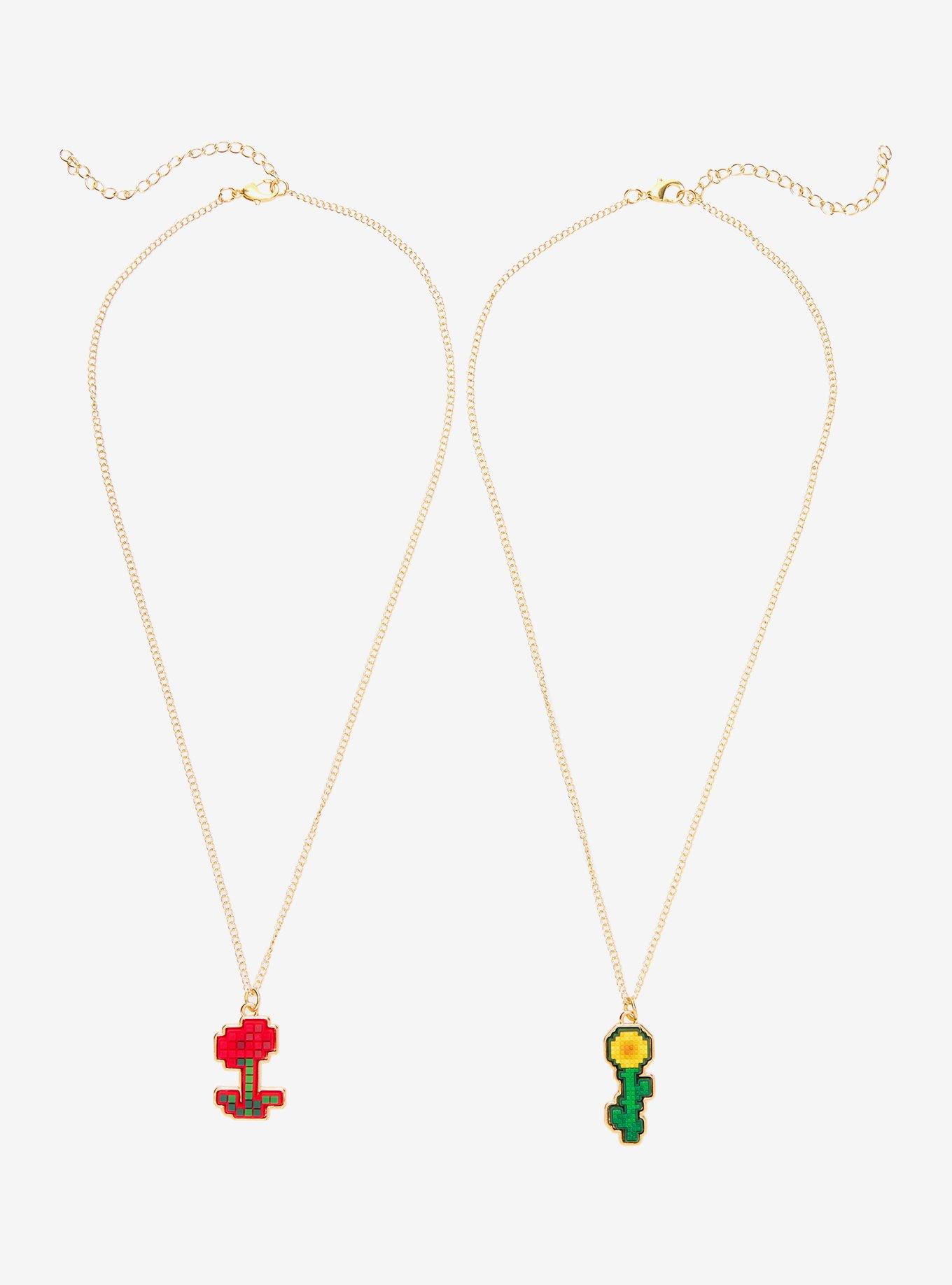 Minecraft Flower Best Friend Necklace Set, , hi-res