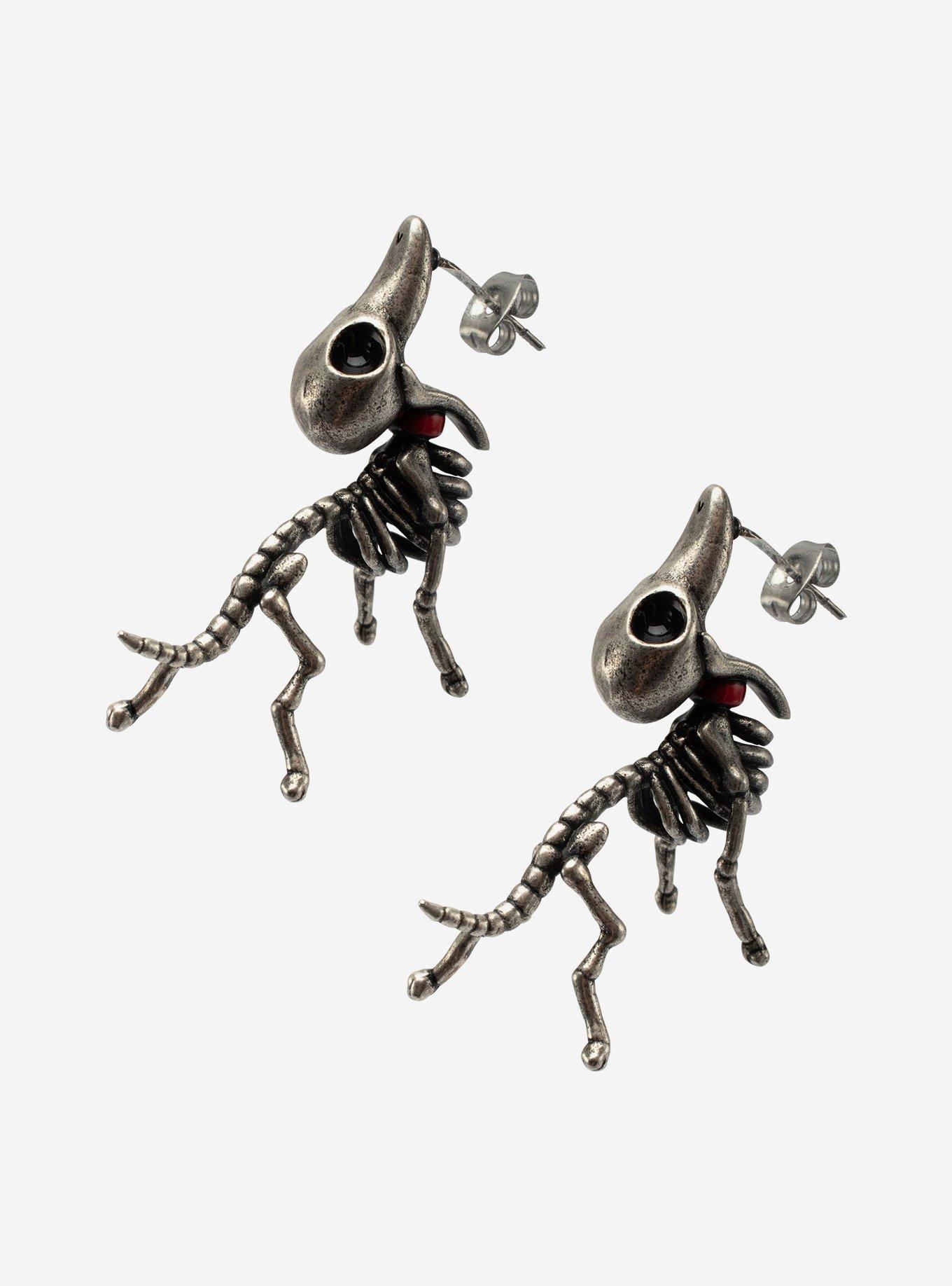 Corpse Bride Scraps Biting Earrings, , hi-res
