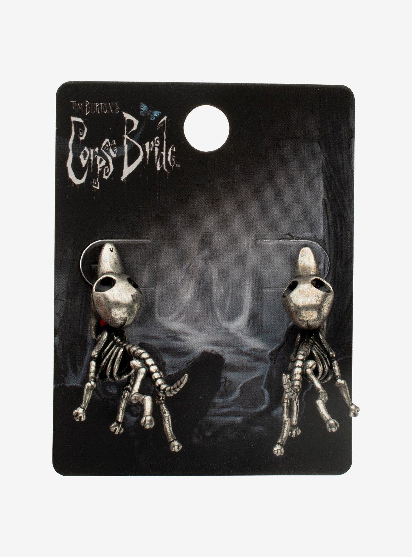 Corpse Bride Scraps Biting Earrings, , alternate