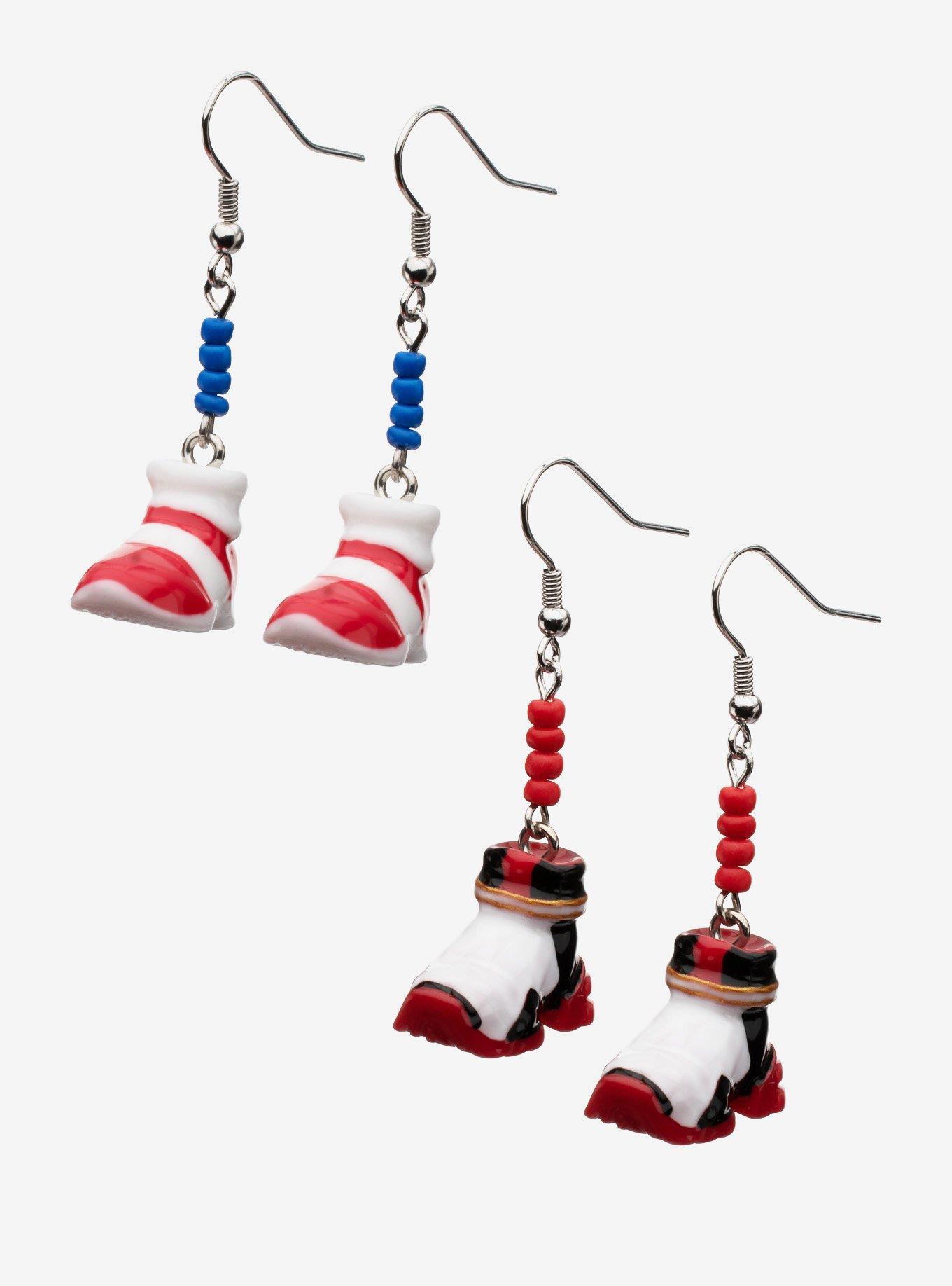 Sonic The Hedgehog 3 Shoes Drops Earrings, , alternate