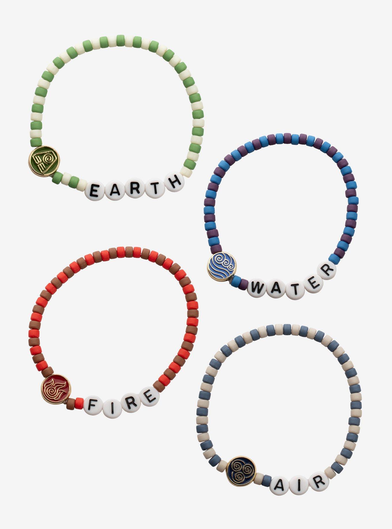 Avatar: The Last Airbender Elements Bead Bracelet Set, , hi-res