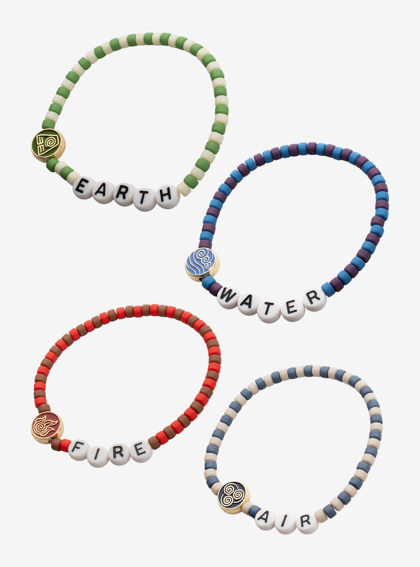 Avatar: The Last Airbender Elements Bead Bracelet Set, , alternate
