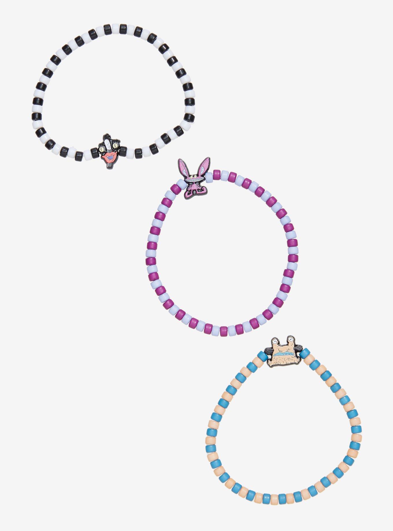 Aaahh!!! Real Monsters Character Bead Bracelet Set, , hi-res