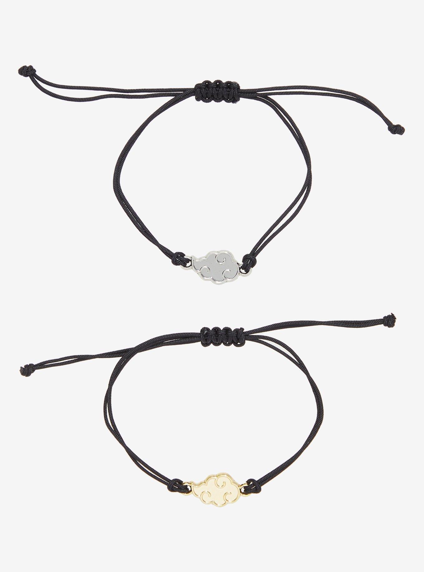 Naruto Shippuden Akatsuki Cloud Best Friend Cord Bracelet Set, , hi-res