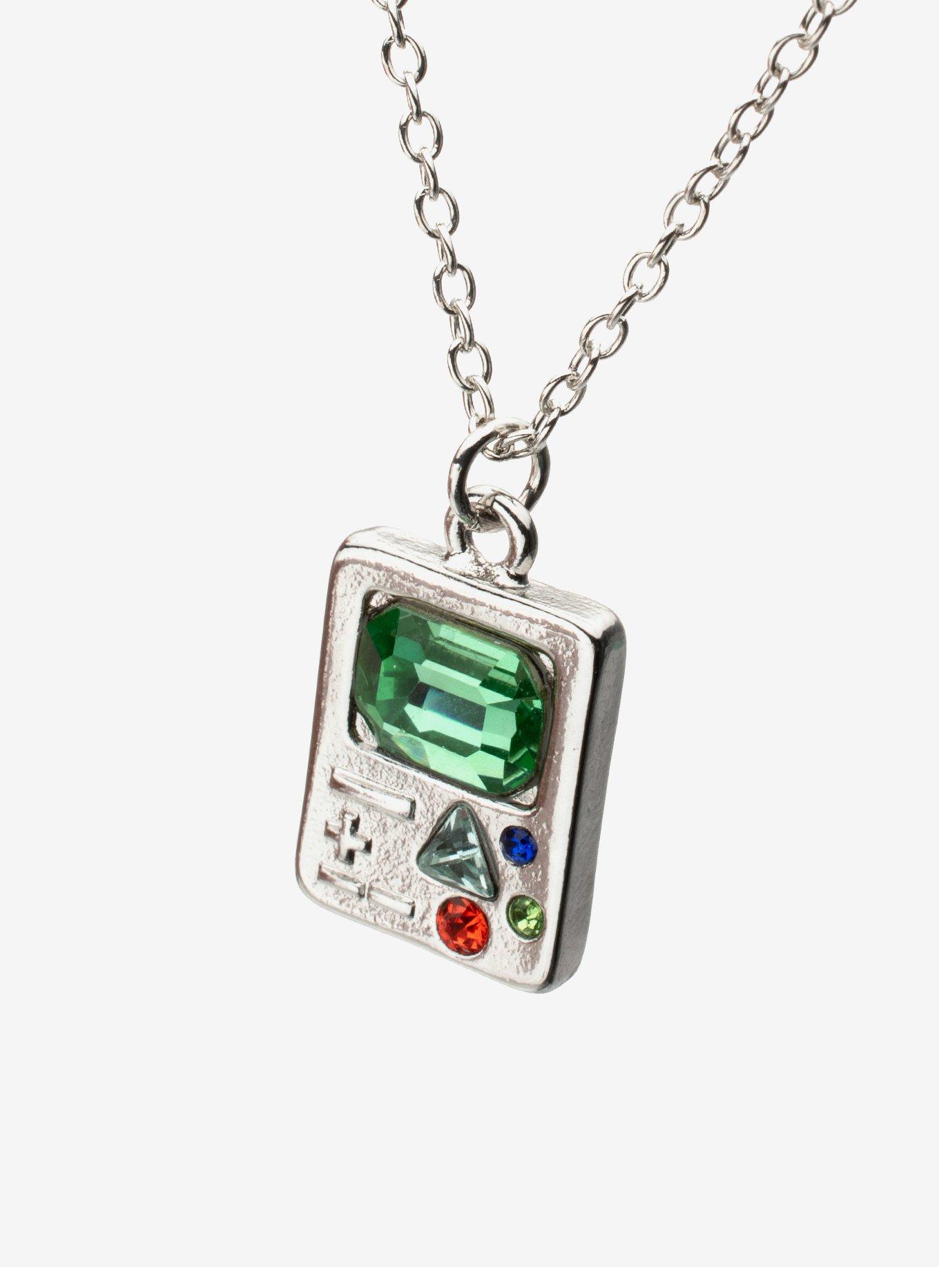 Adventure Time BMO Gem Necklace, , alternate