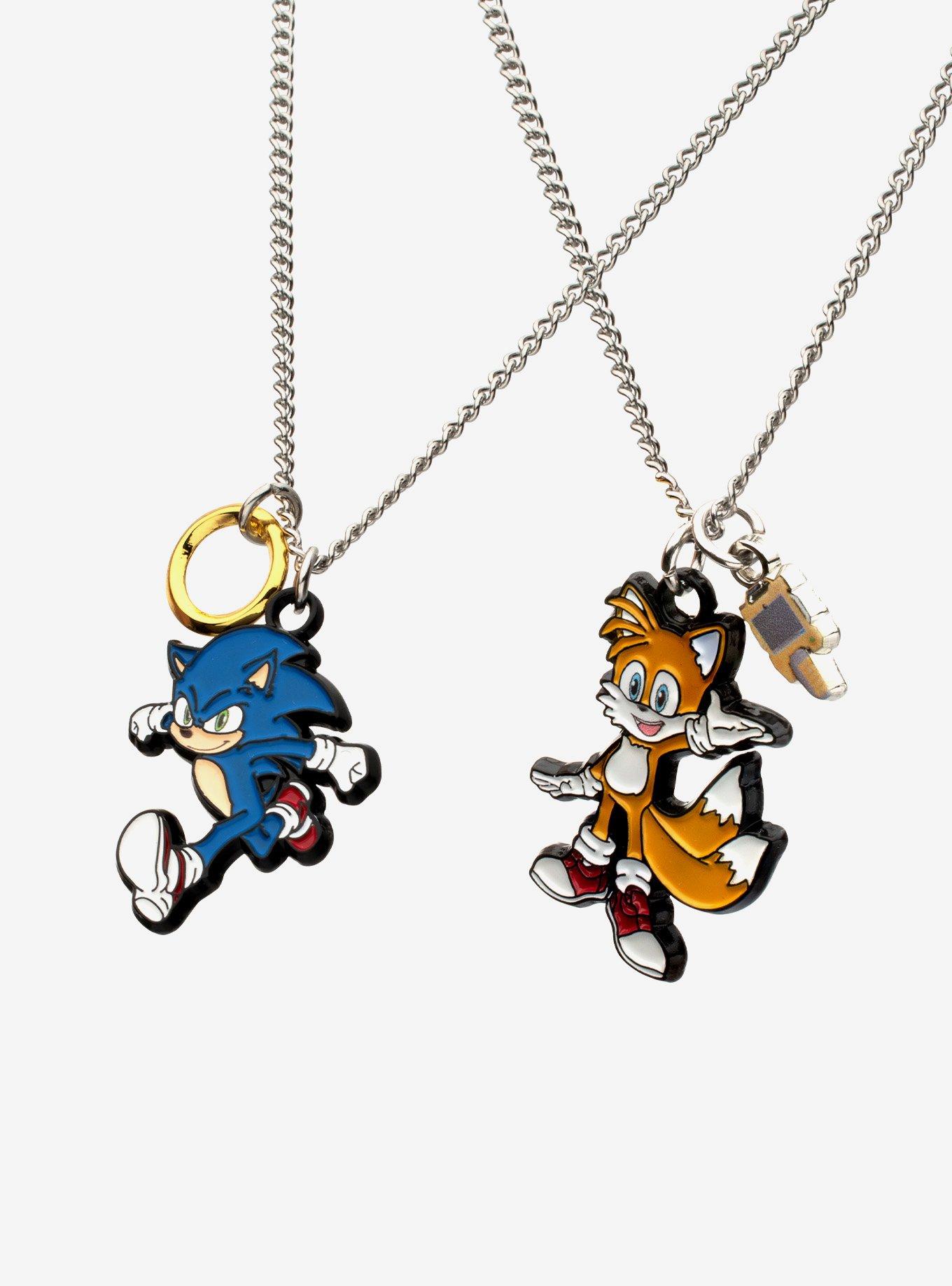 Sonic The Hedgehog 3 Sonic & Tails Best Friend Necklace Set, , alternate