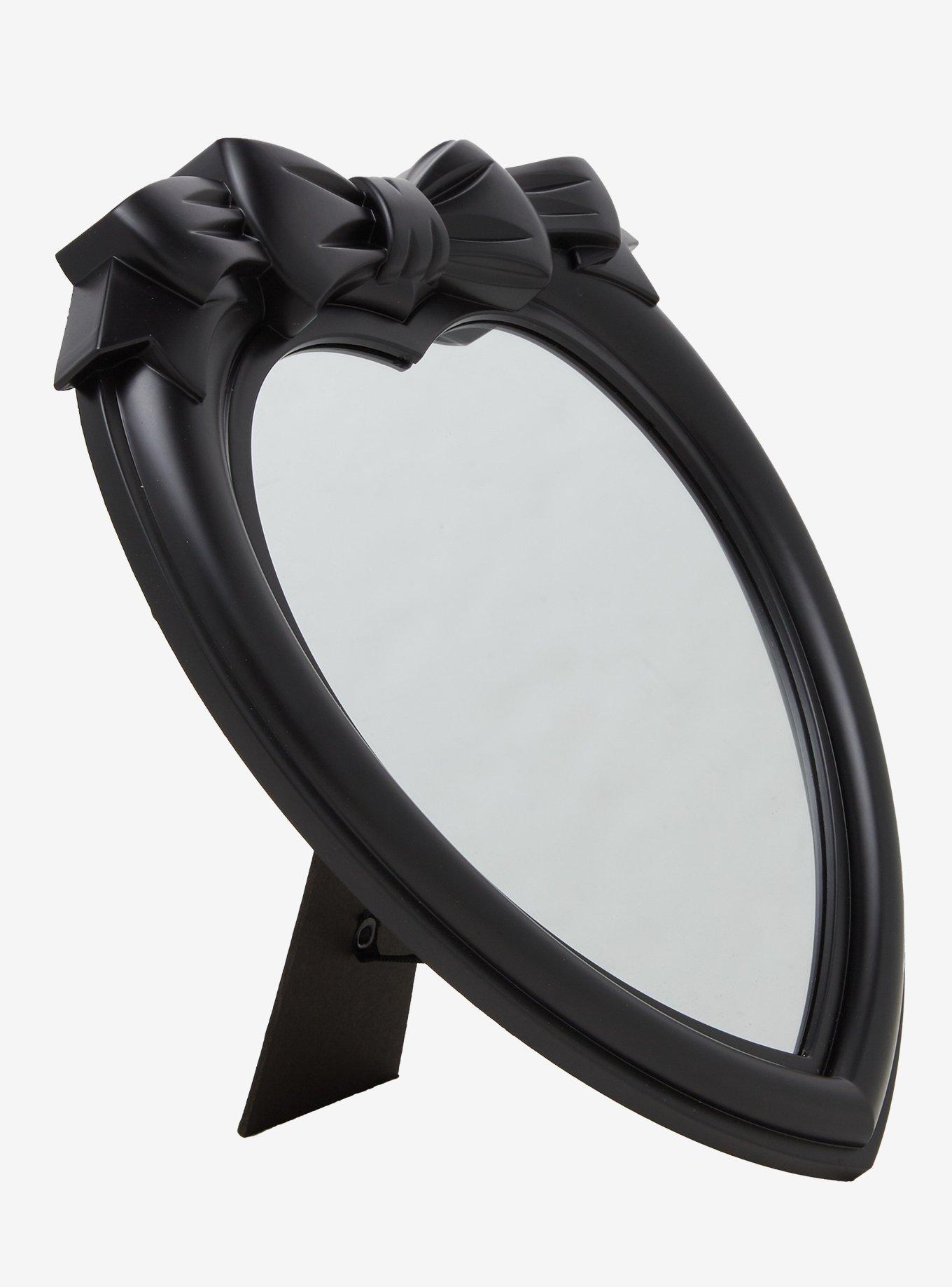 Black Bow Heart Mirror, , hi-res