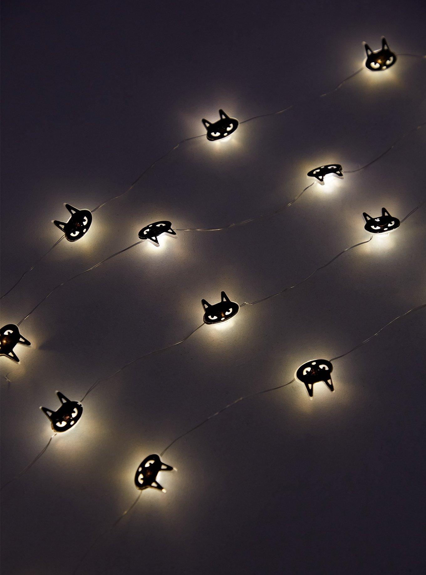 Black Cat String Lights, , hi-res