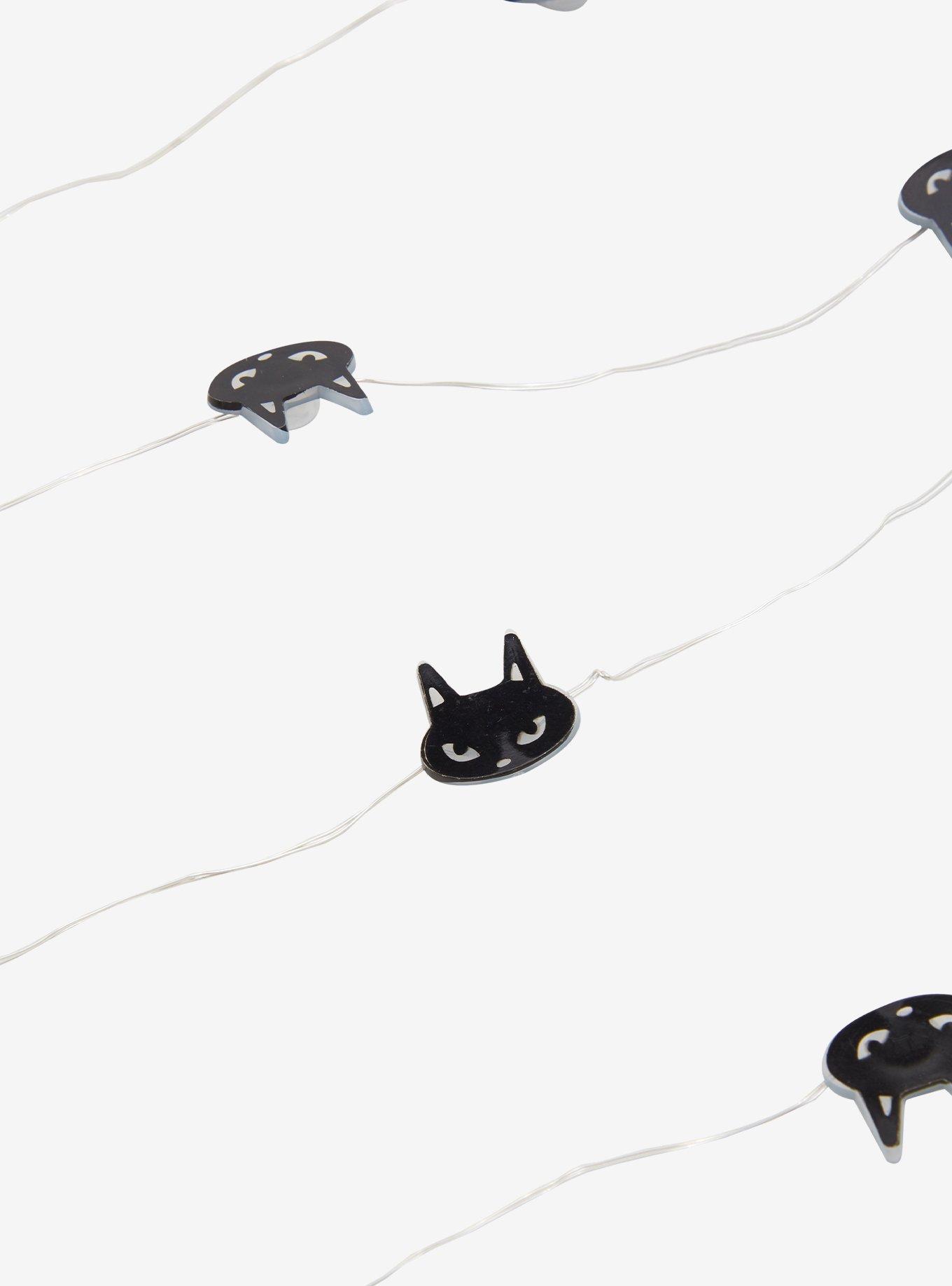 Black Cat String Lights, , alternate