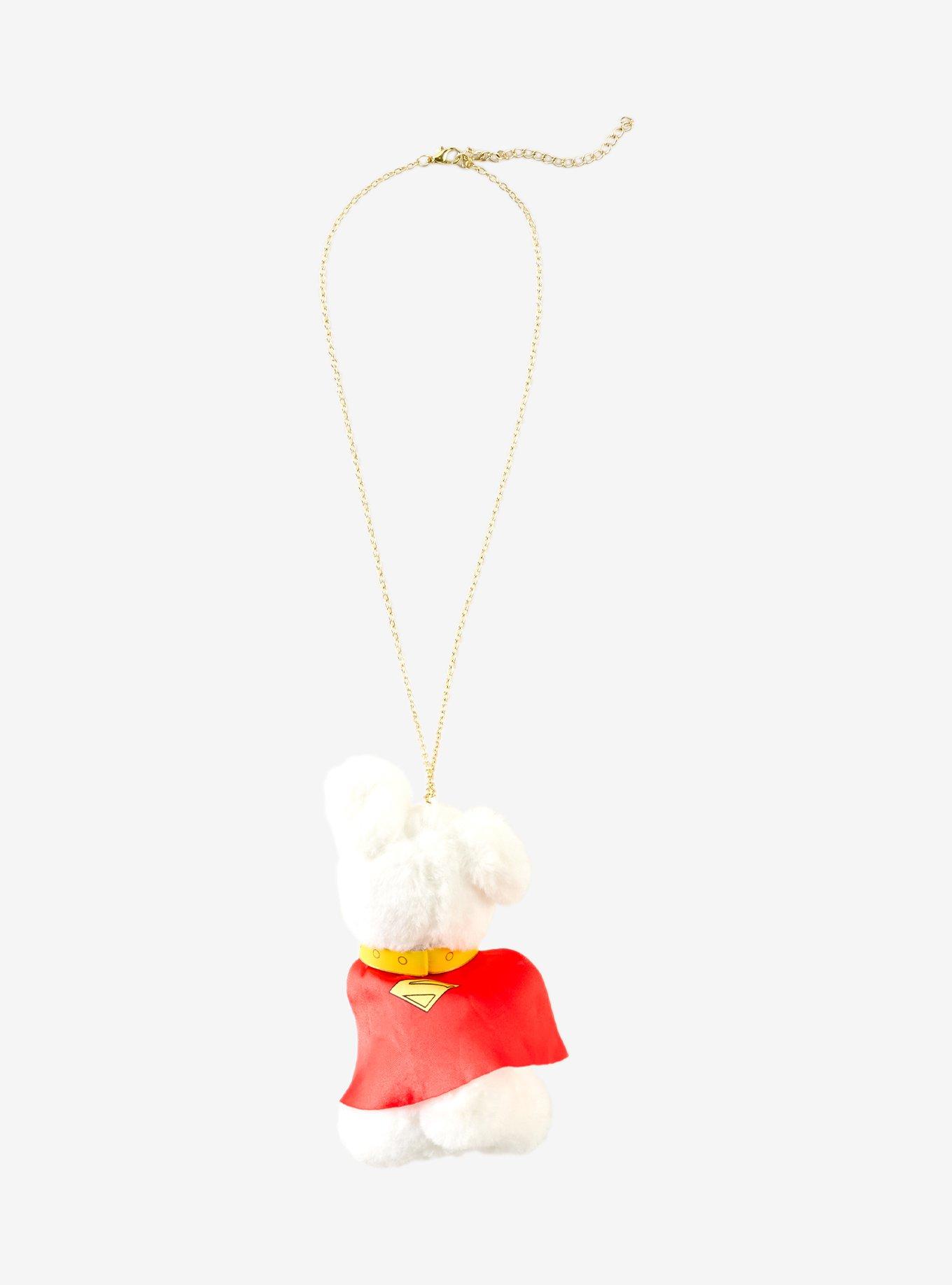 DC Comics Superman Kyrpto Plush Necklace, , alternate