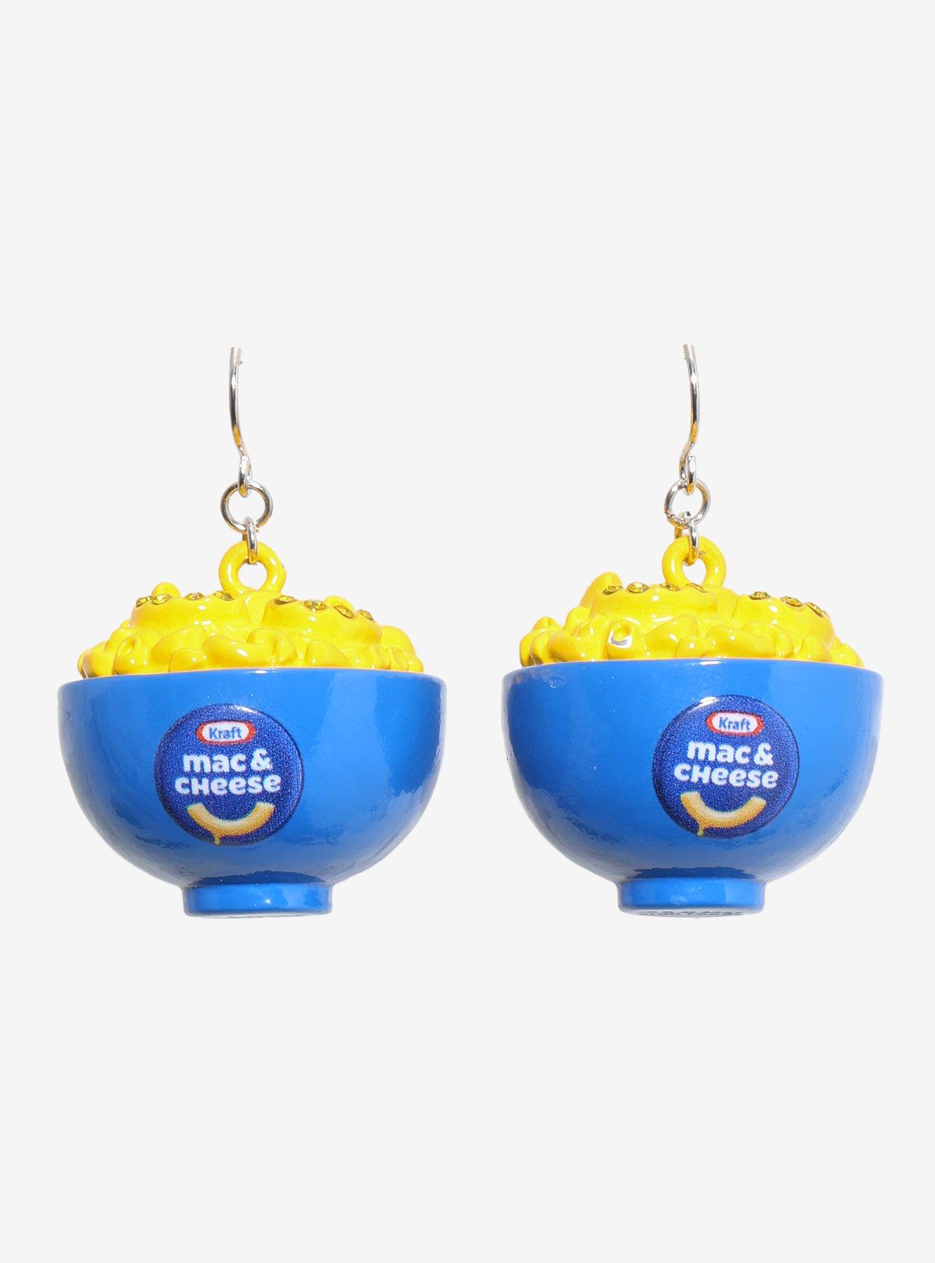 Kraft Mac & Cheese Drop Earrings, , hi-res