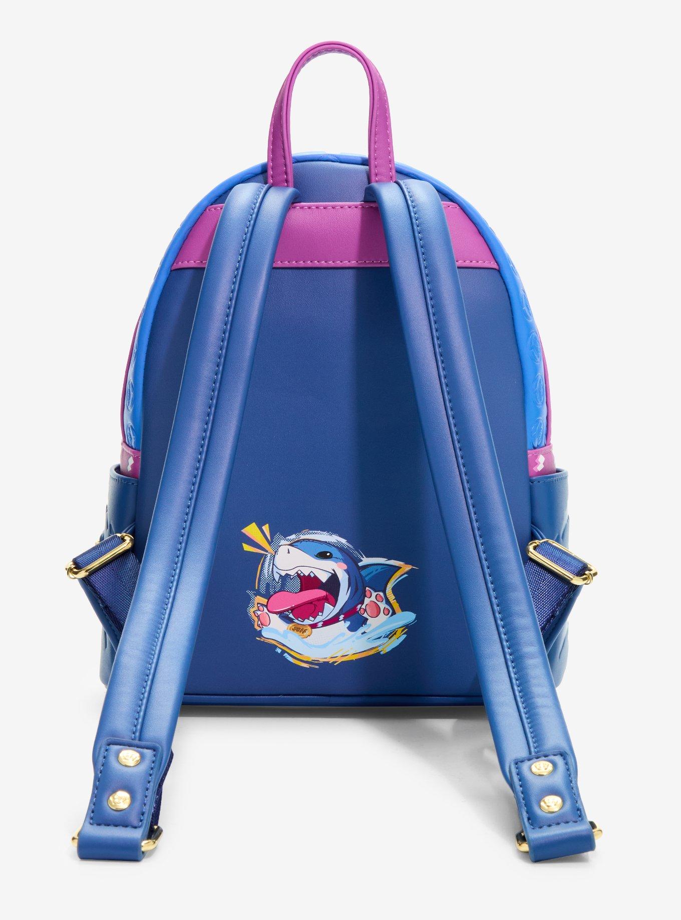 Loungefly Marvel Rivals Jeff the Land Shark Mini Backpack - BoxLunch Exclusive, , alternate
