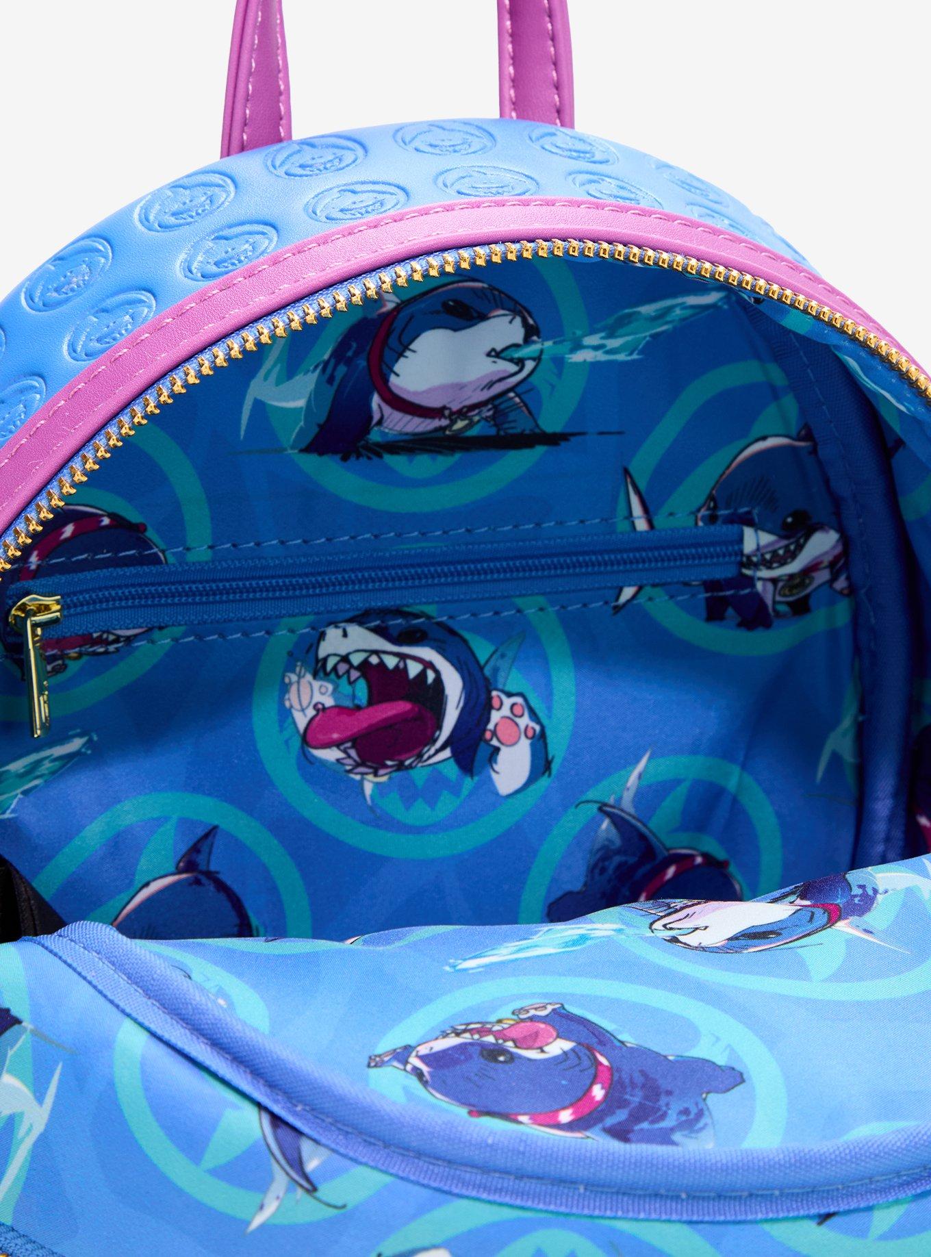 Loungefly Marvel Rivals Jeff the Land Shark Mini Backpack - BoxLunch Exclusive, , alternate